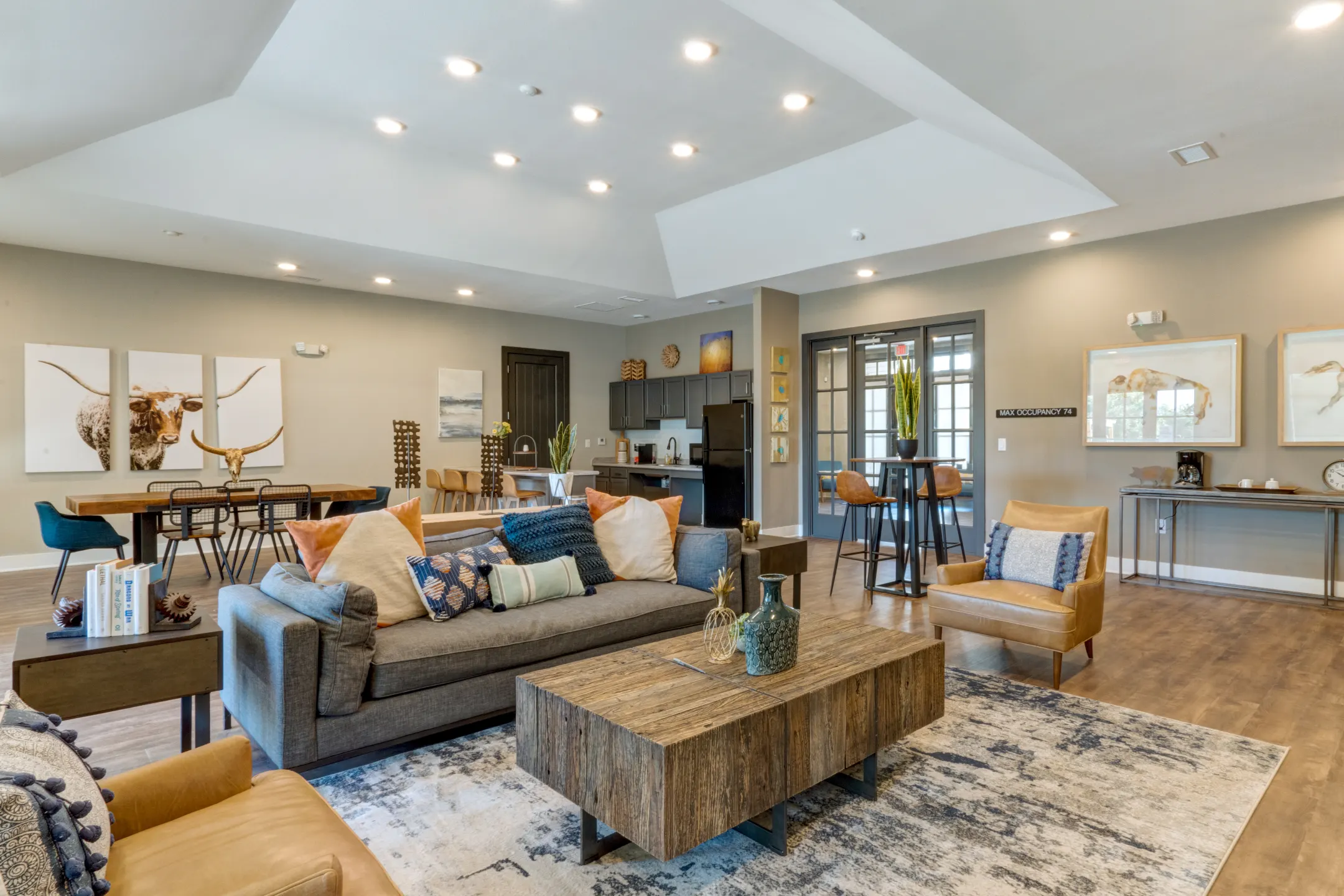 Living Room - Residences of Long Branch - Rowlett, TX