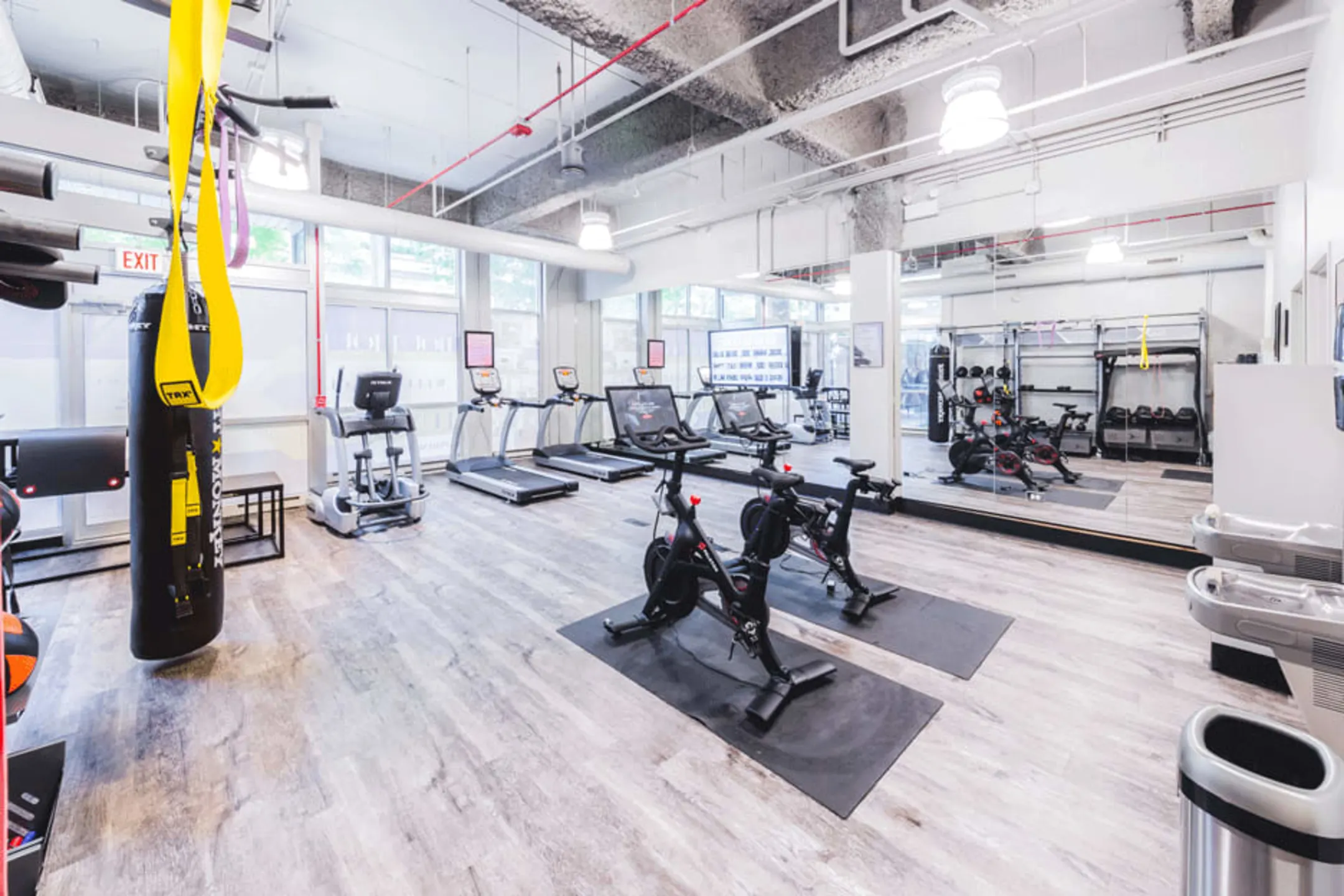 Fitness Weight Room - Wells Place Luxury Apartments - Chicago, IL
