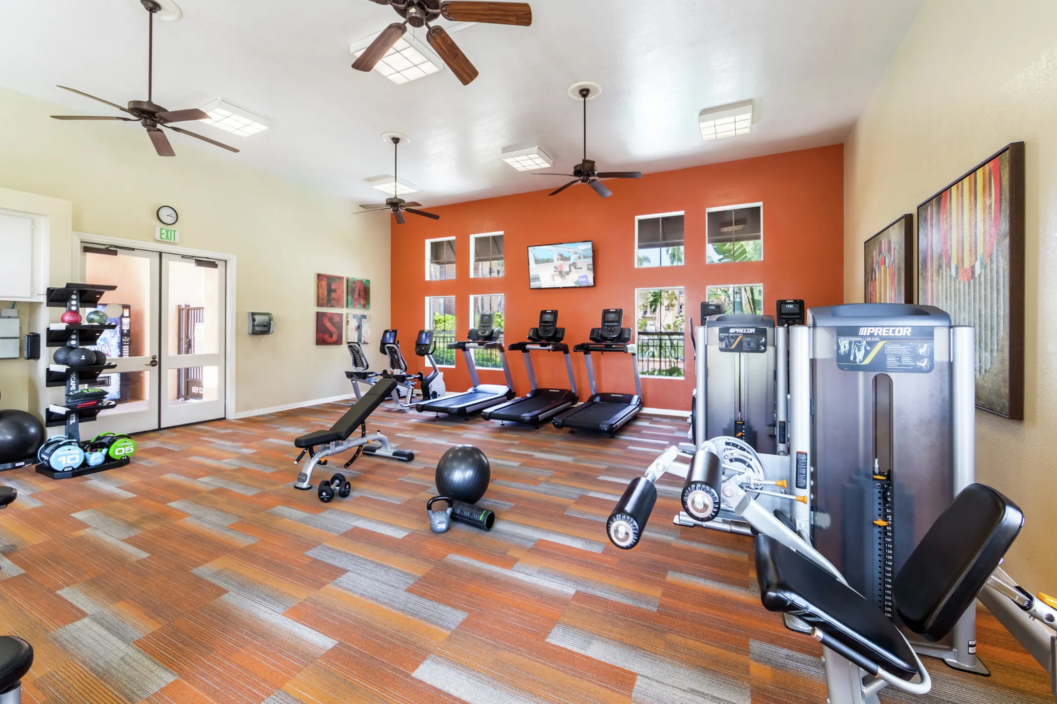 Fitness Weight Room - Villa Coronado - Irvine, CA