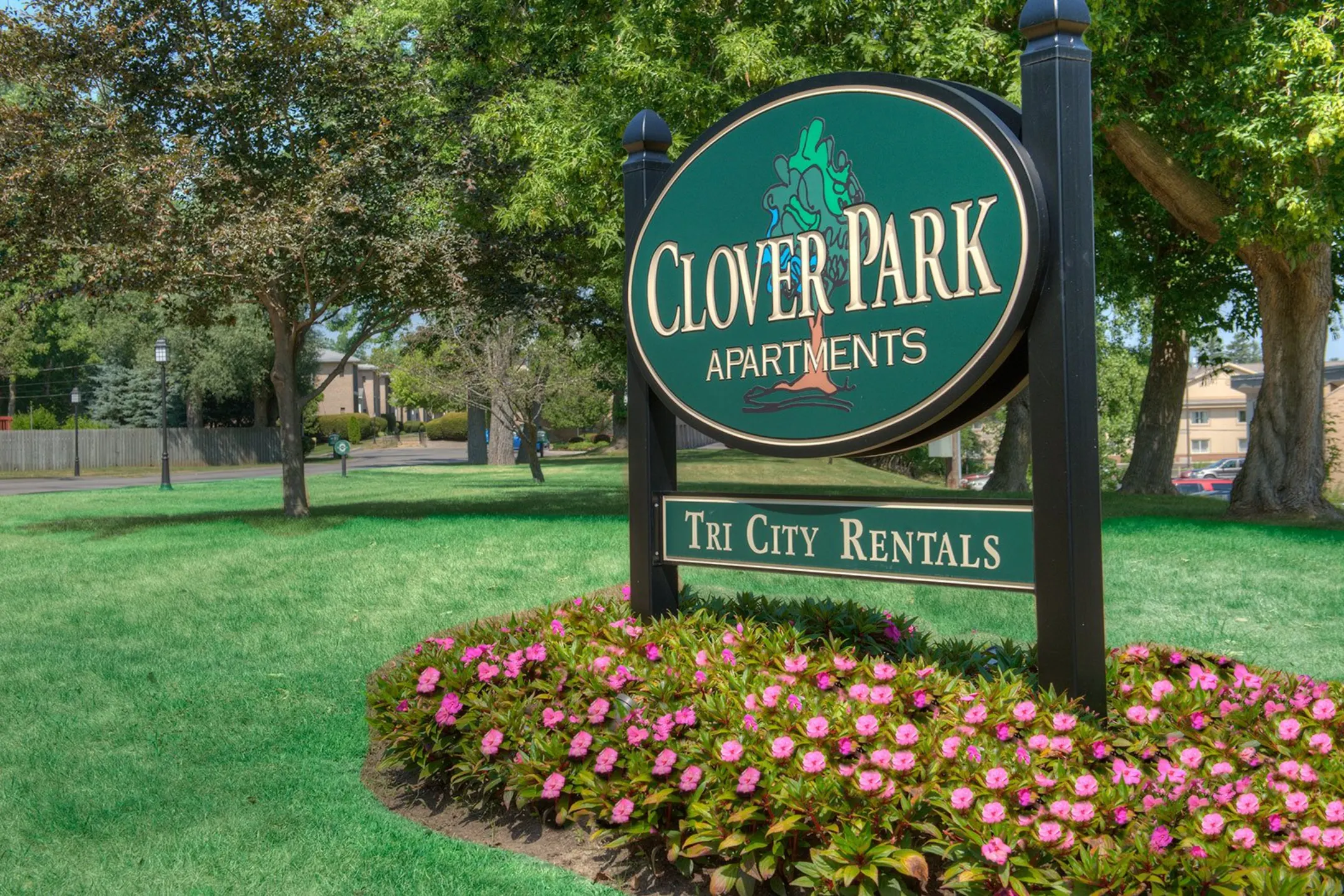 Community Signage - Clover Park Apartments - Rochester, NY