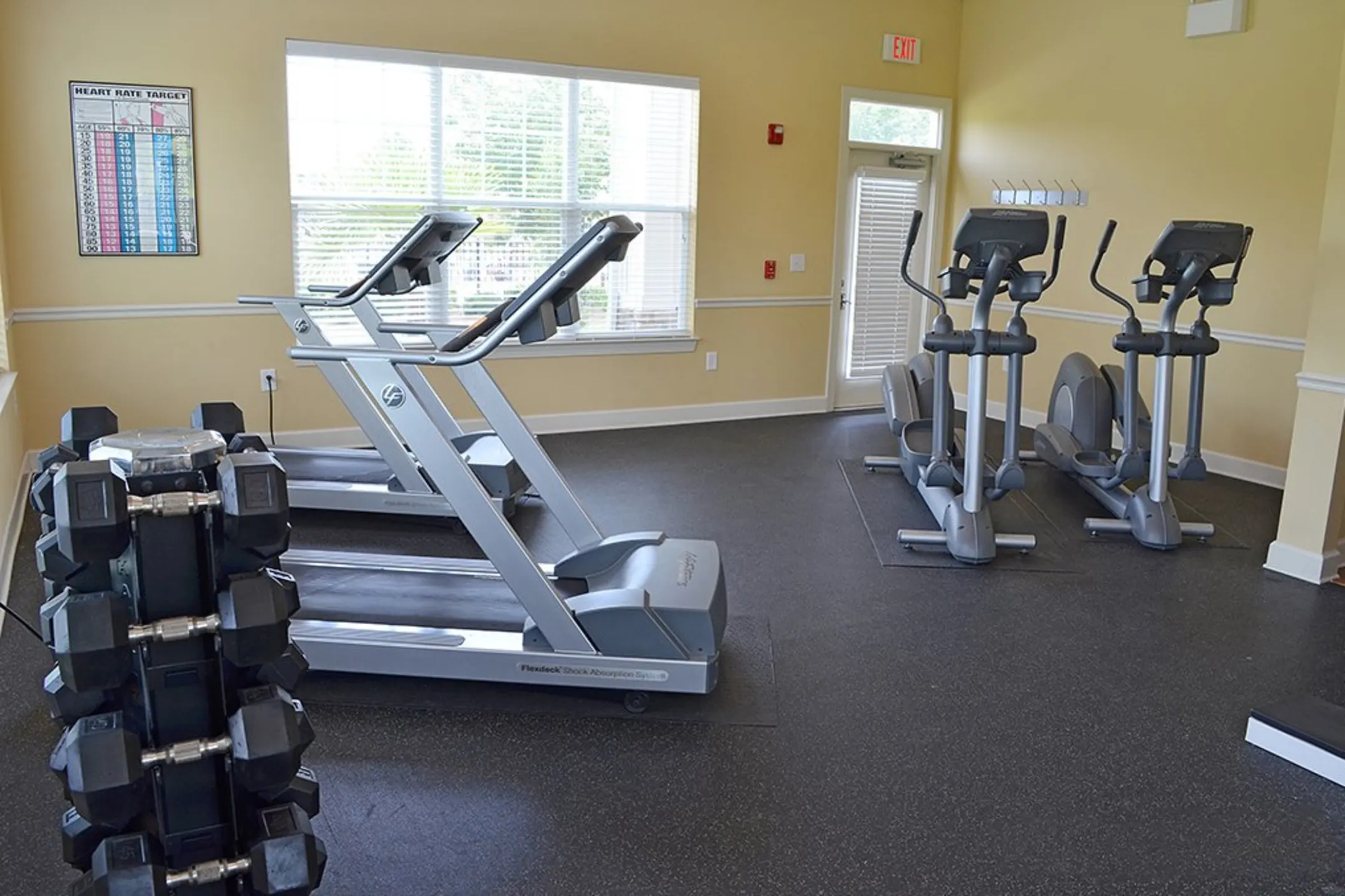 Fitness Weight Room - The Haven At Market Street Station - Aiken, SC