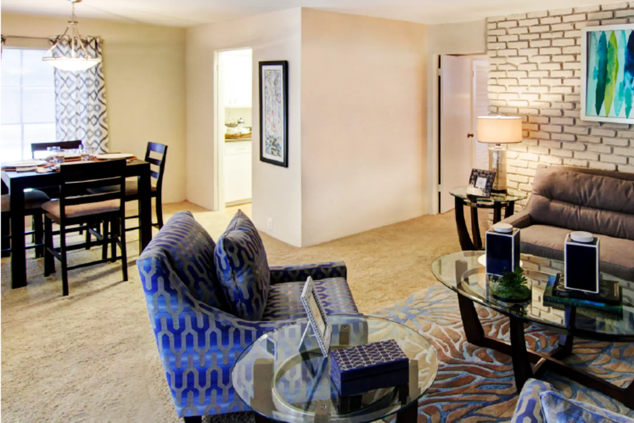 Living Room - Plantation - Houston, TX