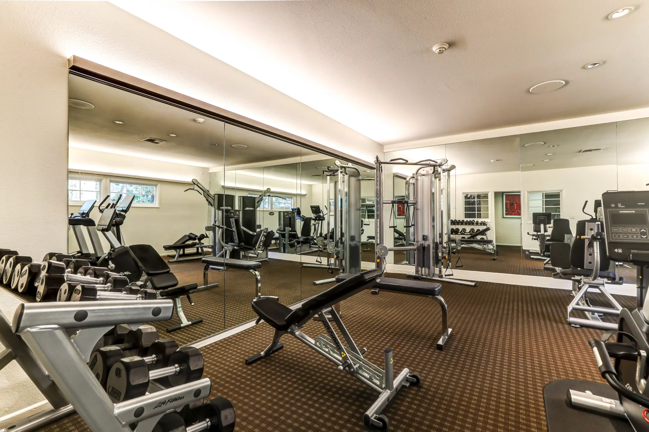 Fitness Weight Room - The Aspens South Coast - Santa Ana, CA