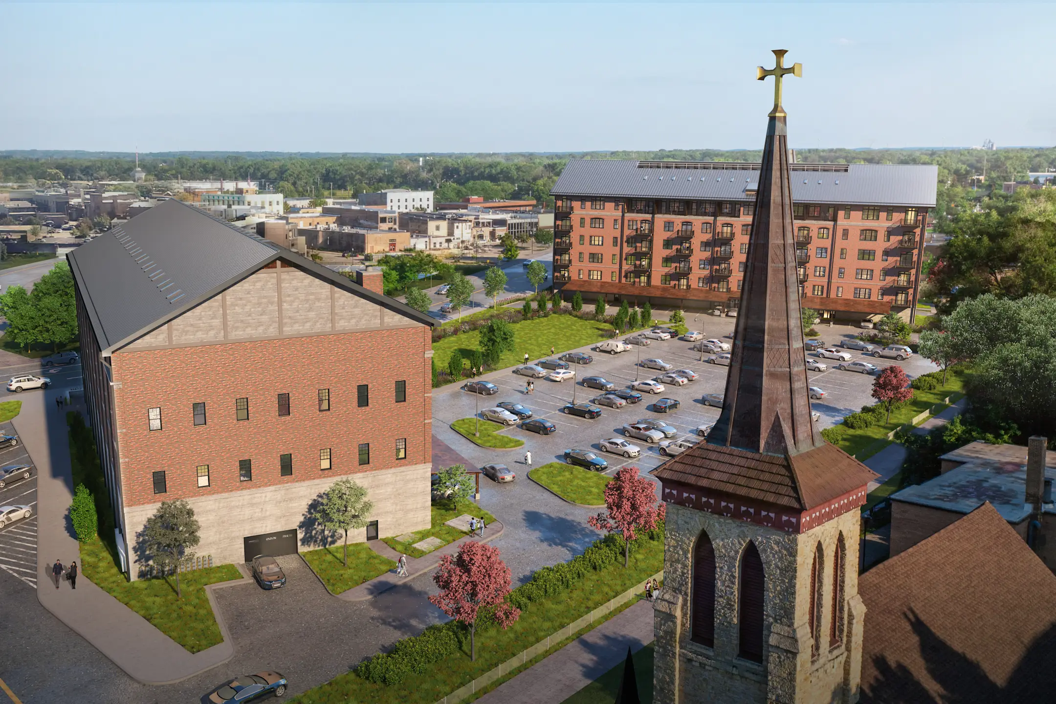 The Wright & Wagner Lofts Riverfront Building 206 West Grand Ave