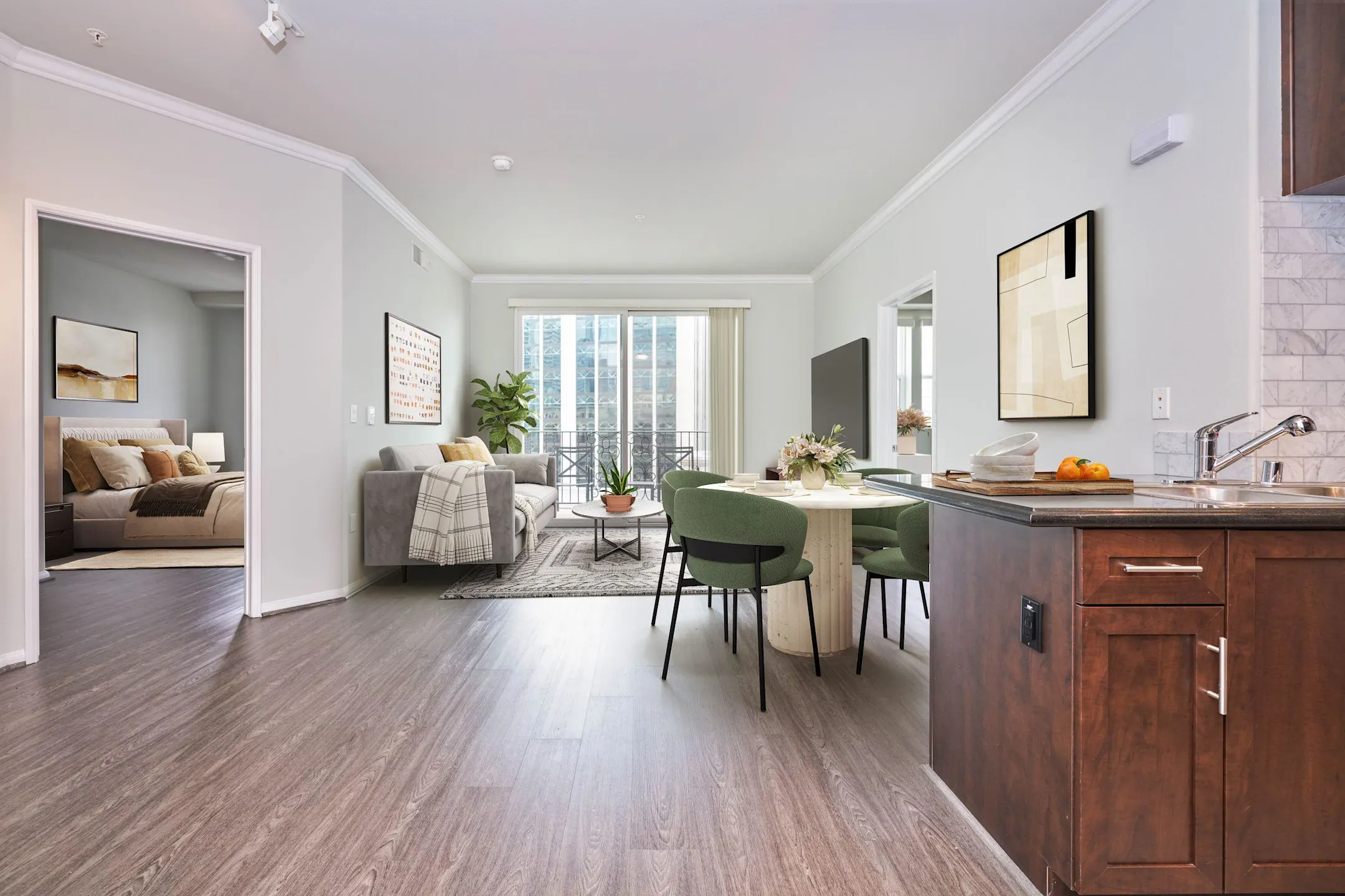 Dining Room - Broadway Palace Apartments - Los Angeles, CA