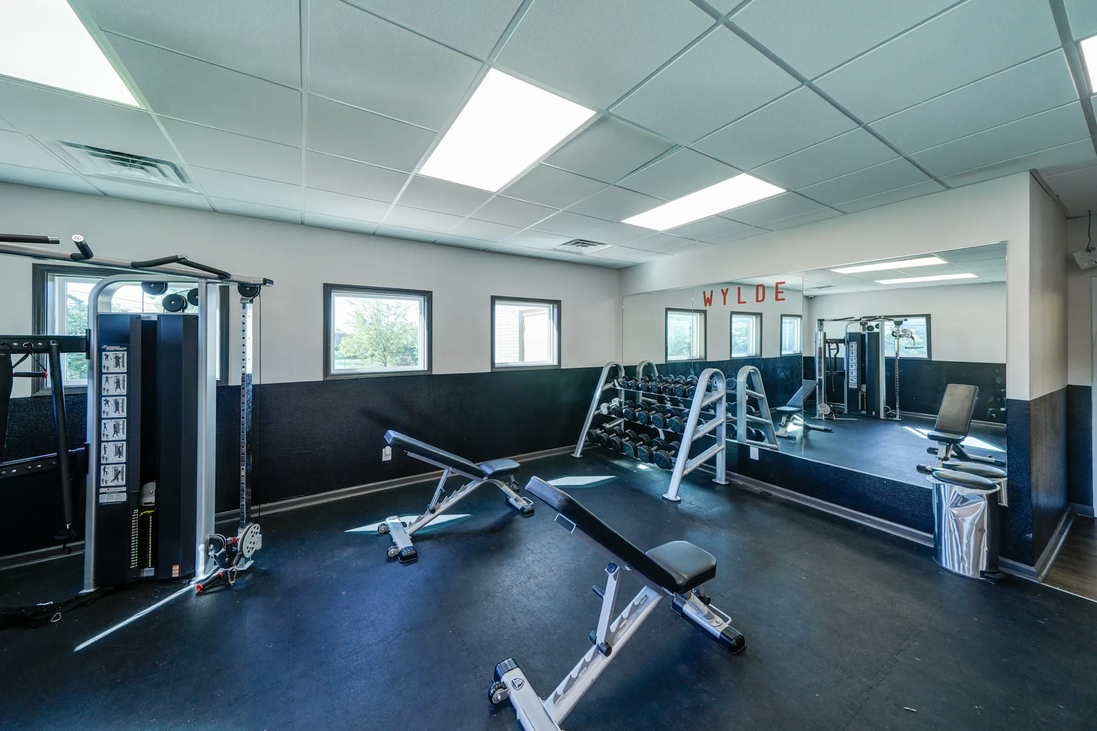 Fitness Weight Room - The Wylde - Indianapolis, IN