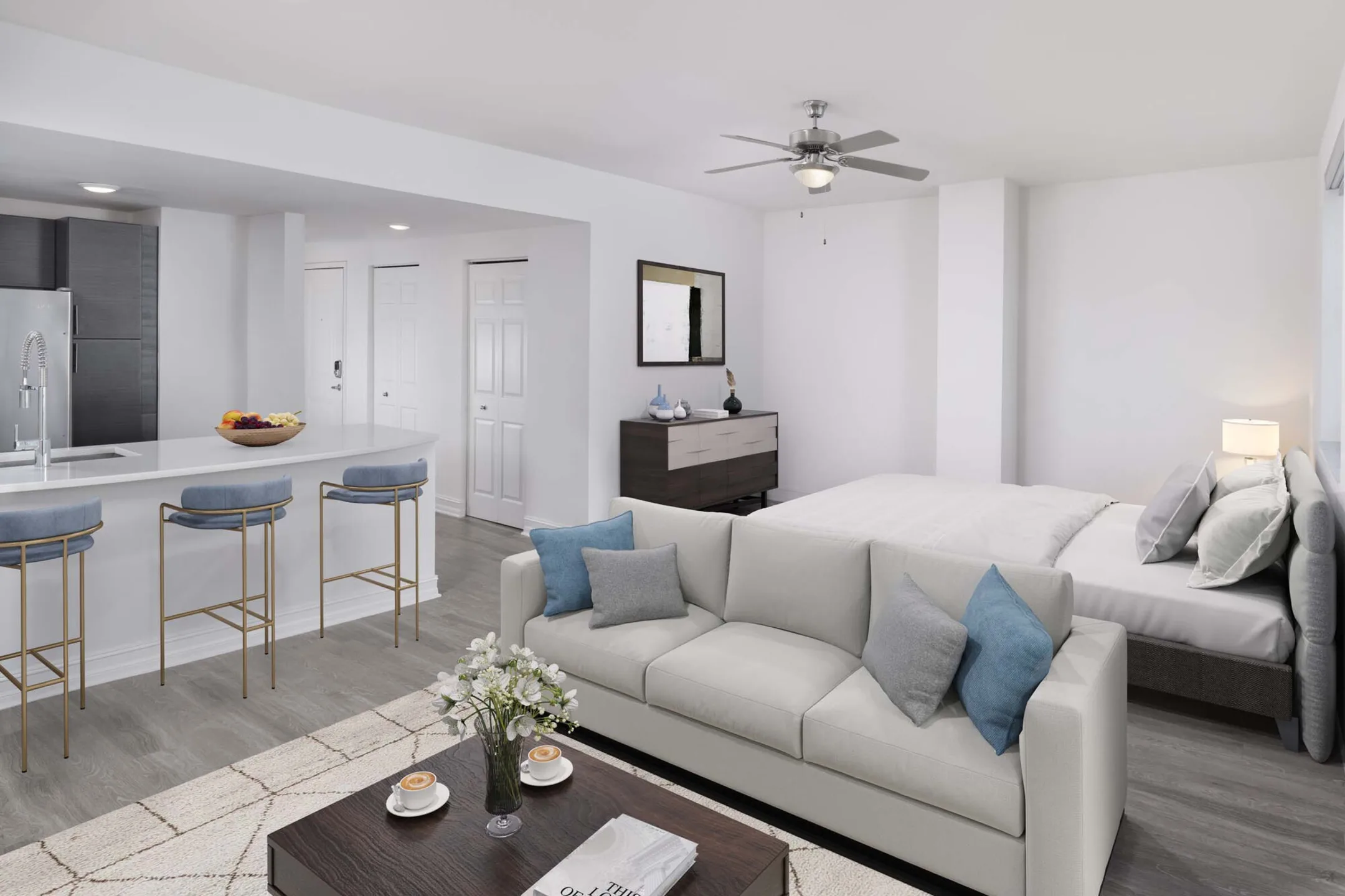 Living Room - Camden Brickell - Miami, FL