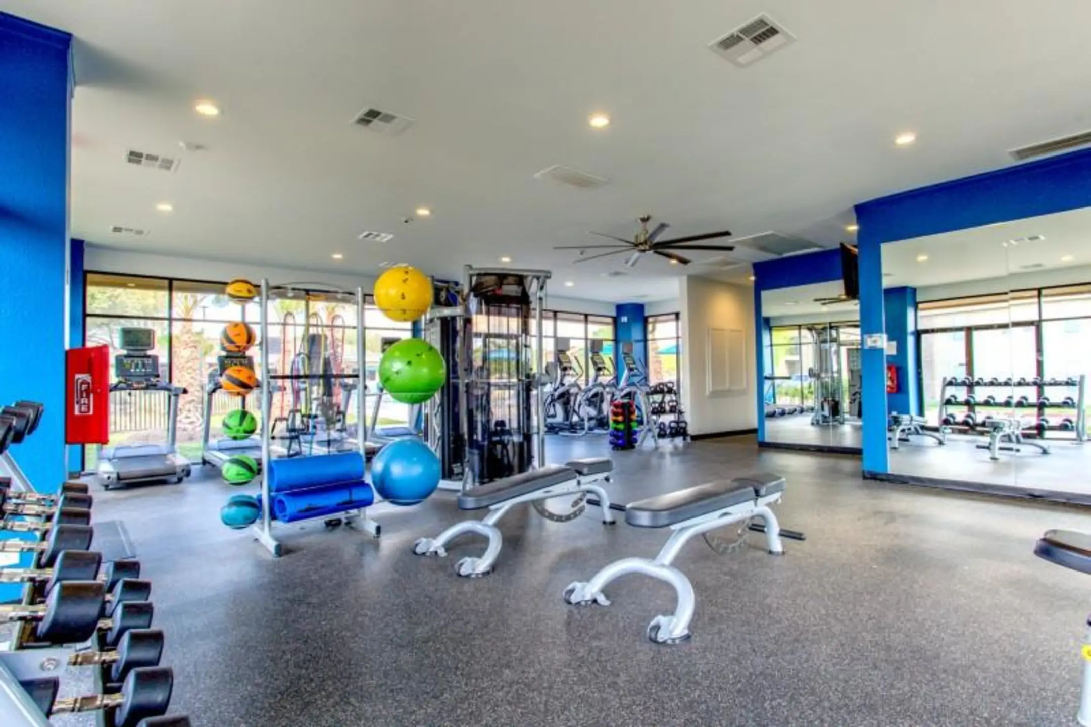 Fitness Weight Room - The Landing at College Station - College Station, TX