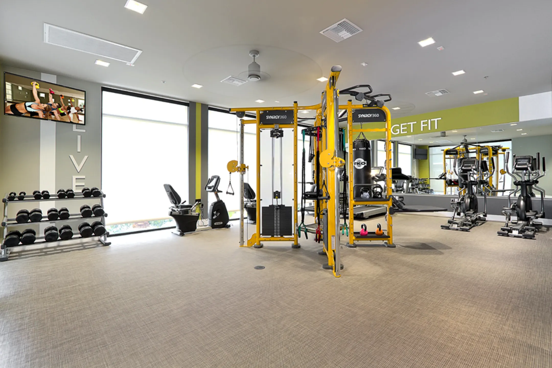 Fitness Weight Room - 2One5 Apartment Homes - Las Vegas, NV