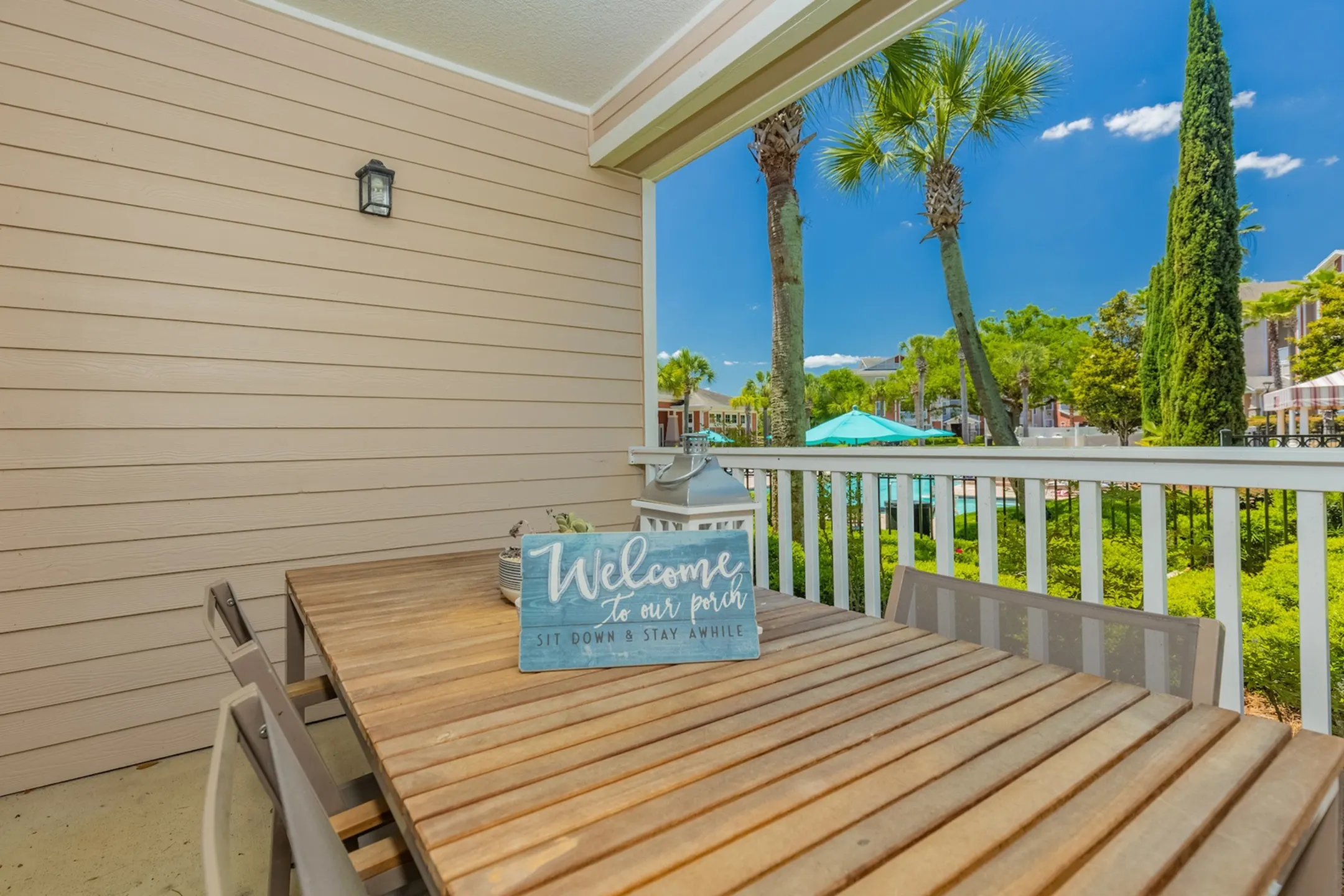 Patio / Deck - West 10 Apartments - Per Bed Lease - Tallahassee, FL
