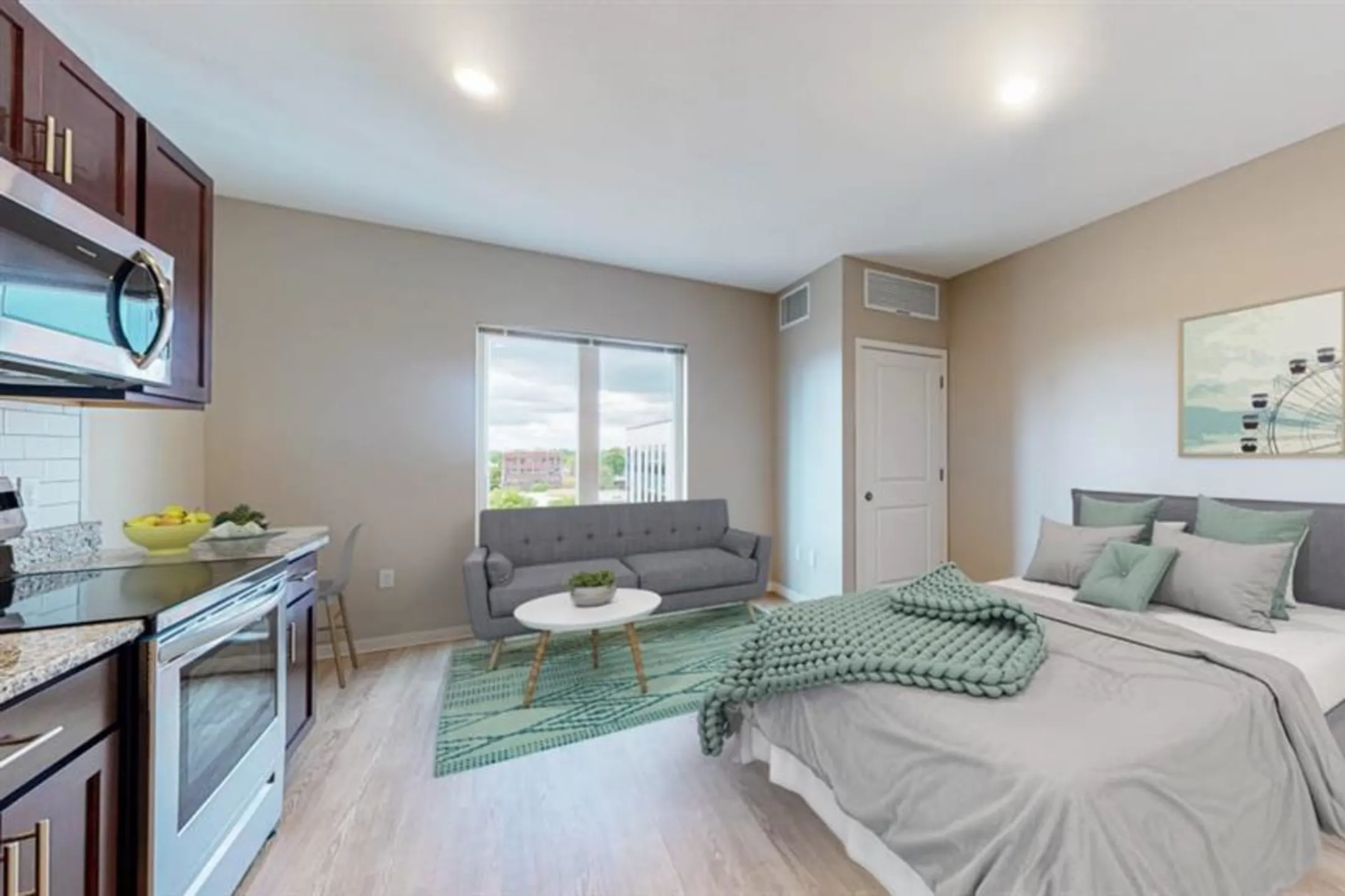 Bedroom - Timber & Tie Apartments - Minneapolis, MN