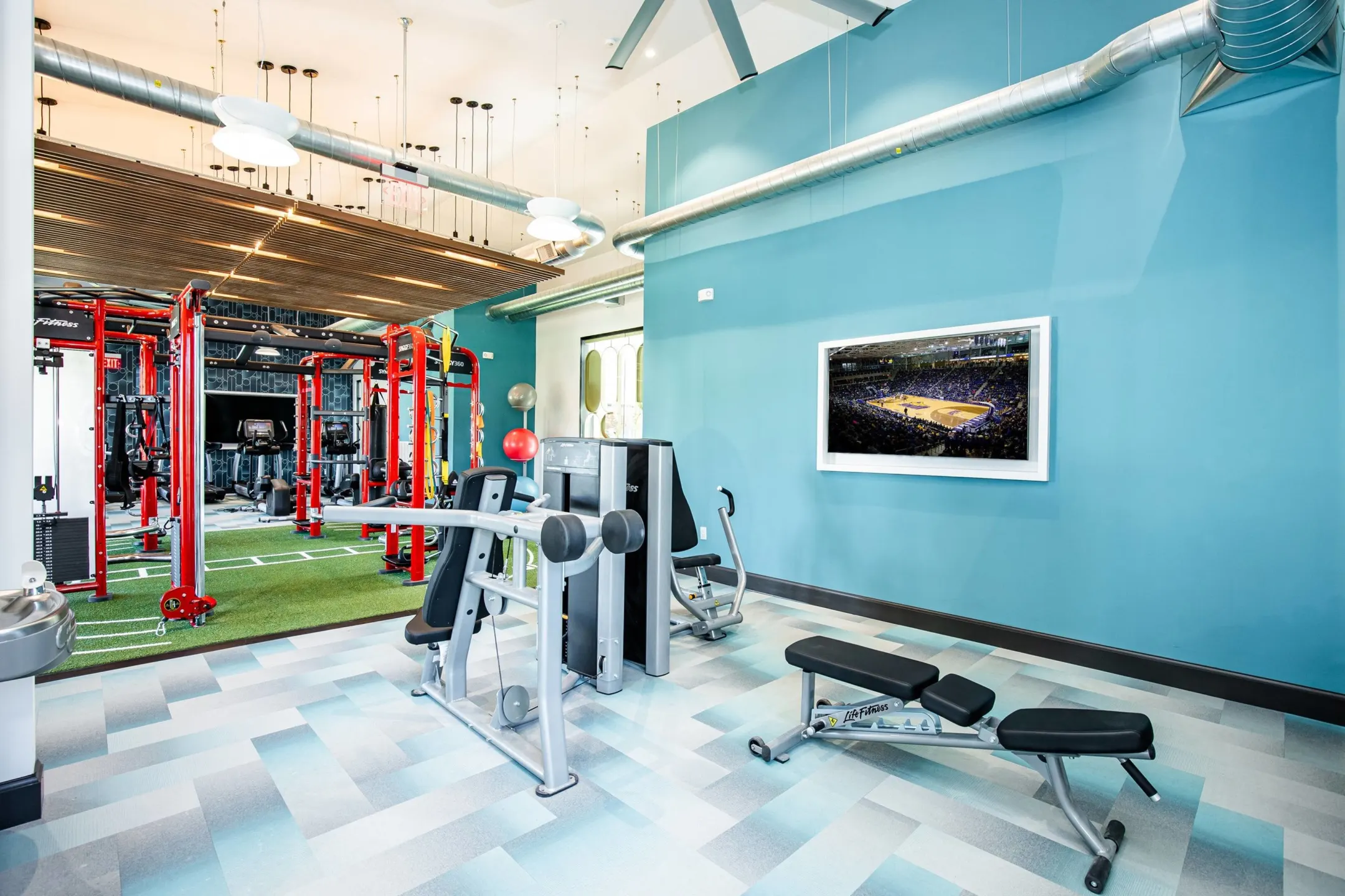Fitness Weight Room - Fieldpointe of St. Louis - Saint Louis, MO