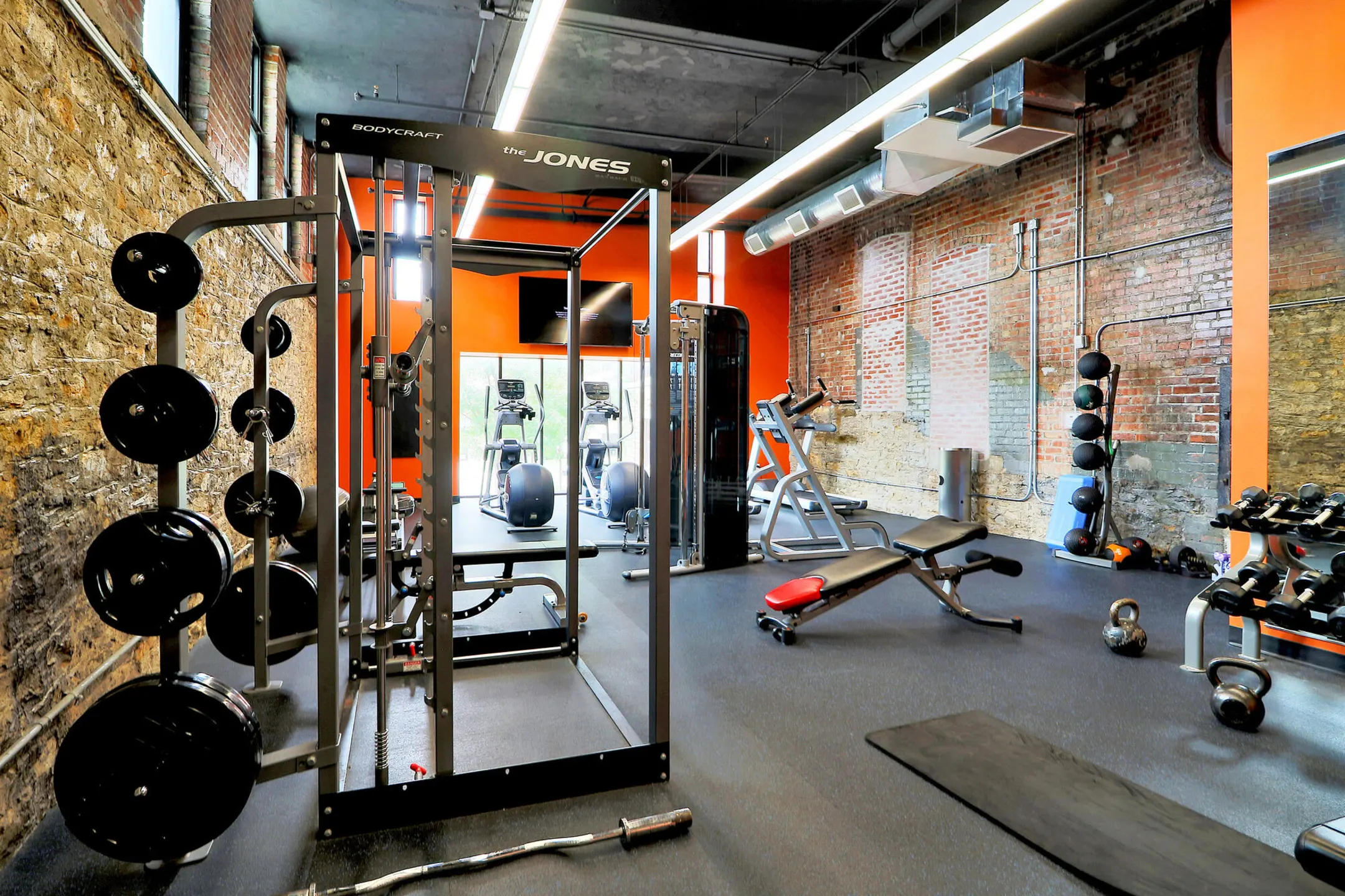 Fitness Weight Room - West Hill Lofts - Kansas City, MO