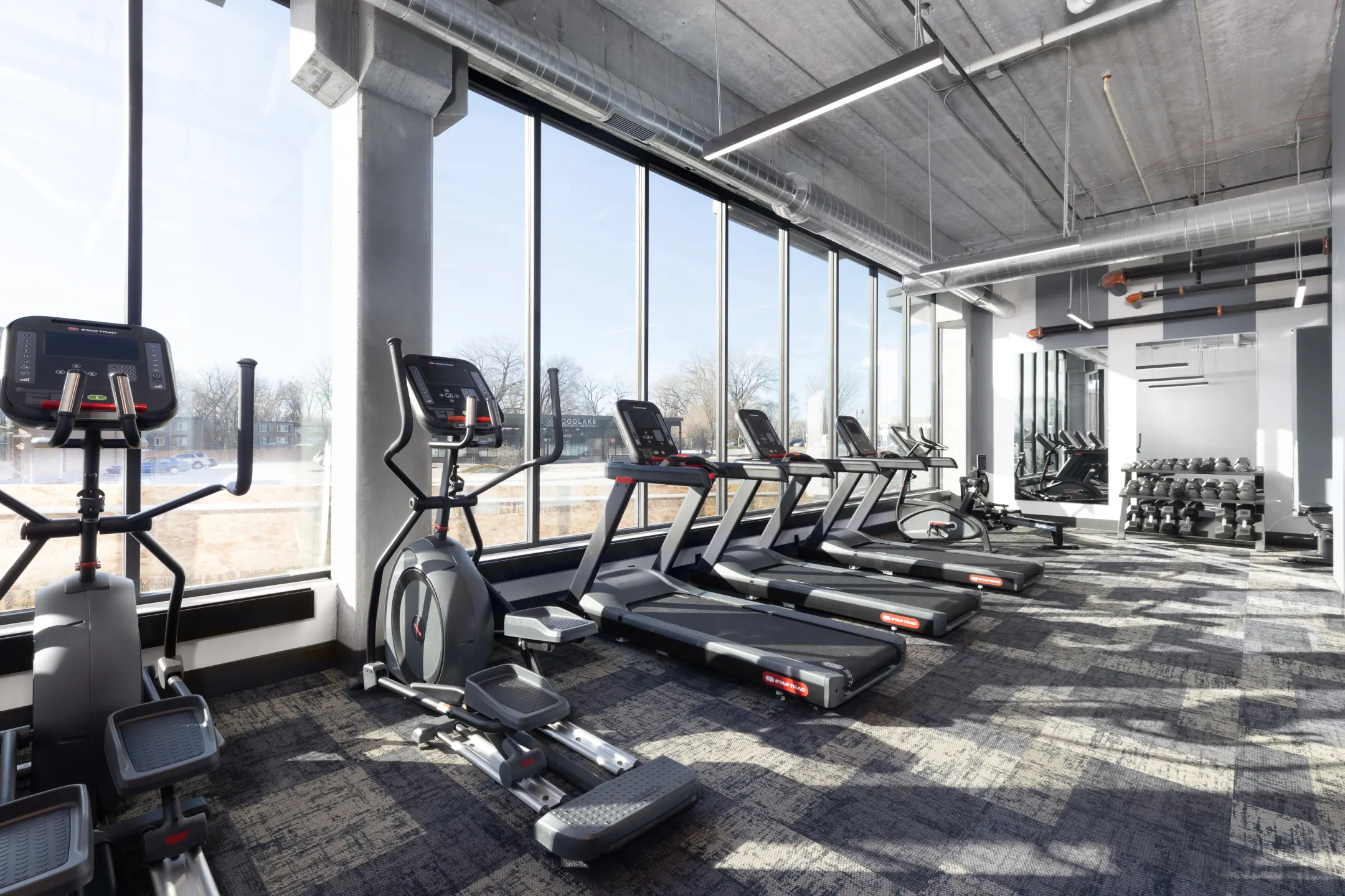 Fitness Weight Room - Lynvue Apartments - Richfield, MN