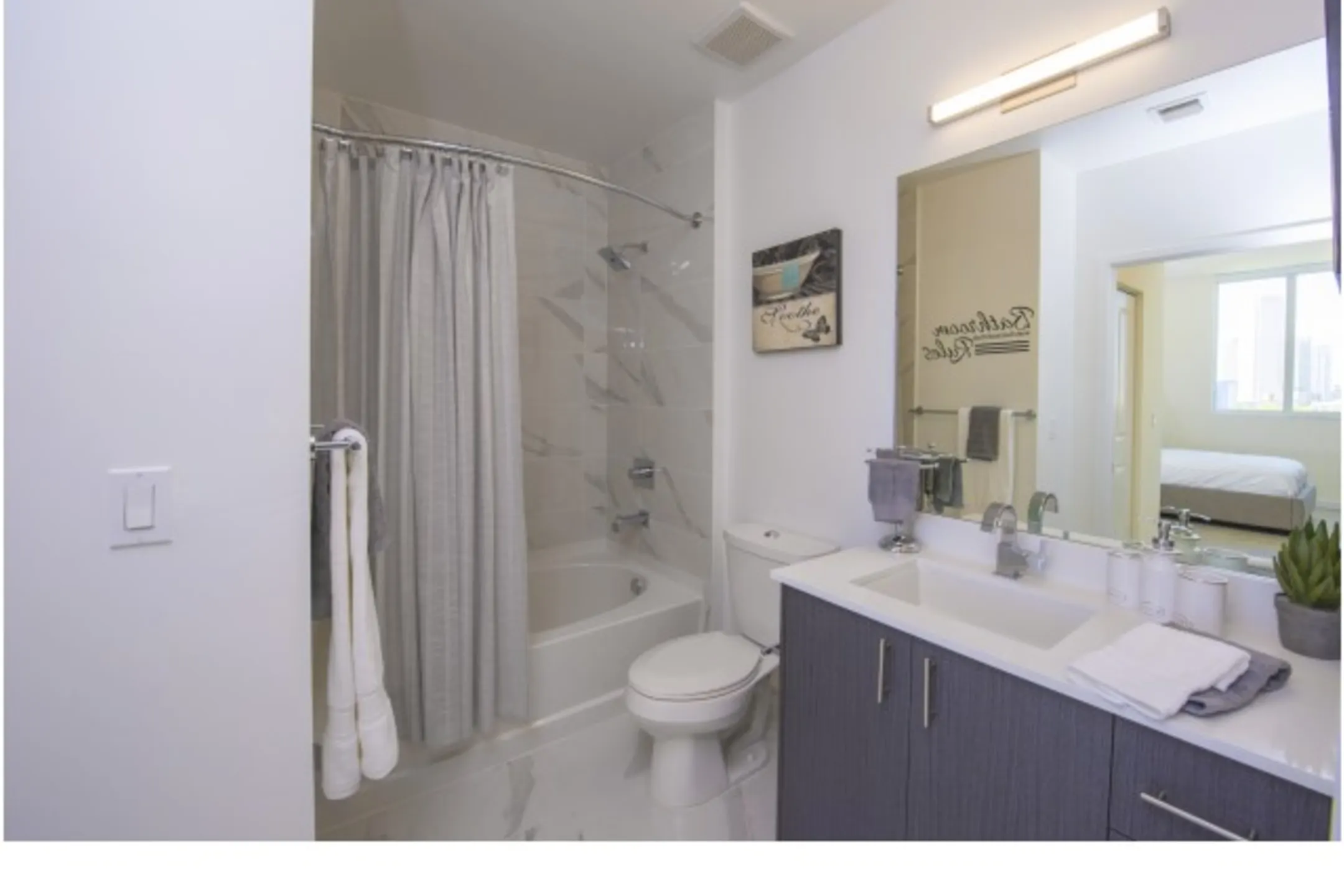 Bathroom - Brickel West City Rentals - Miami, FL