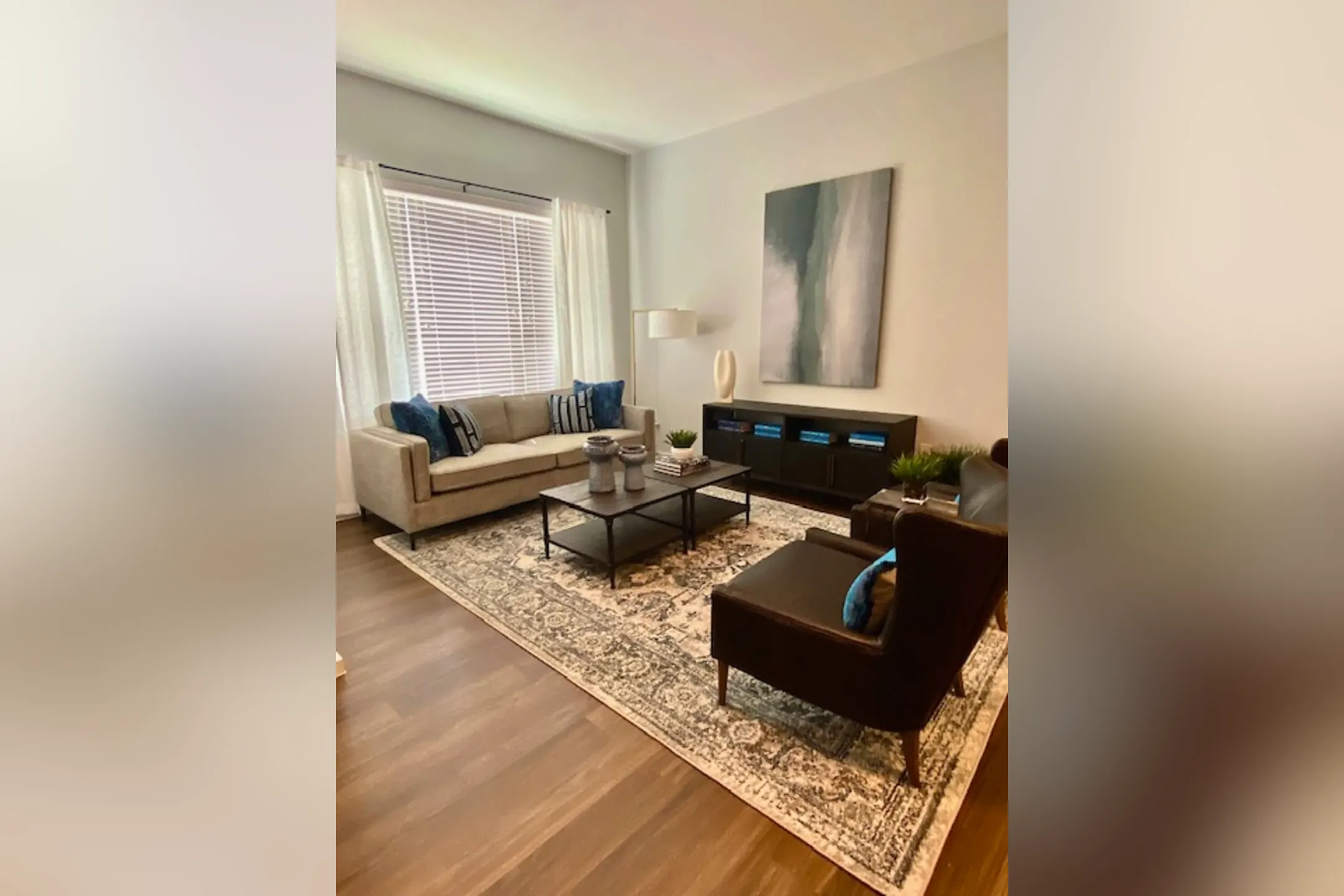 Living Room - The Oaks in Dallas (Active 62+ Living Community) - Dallas, TX