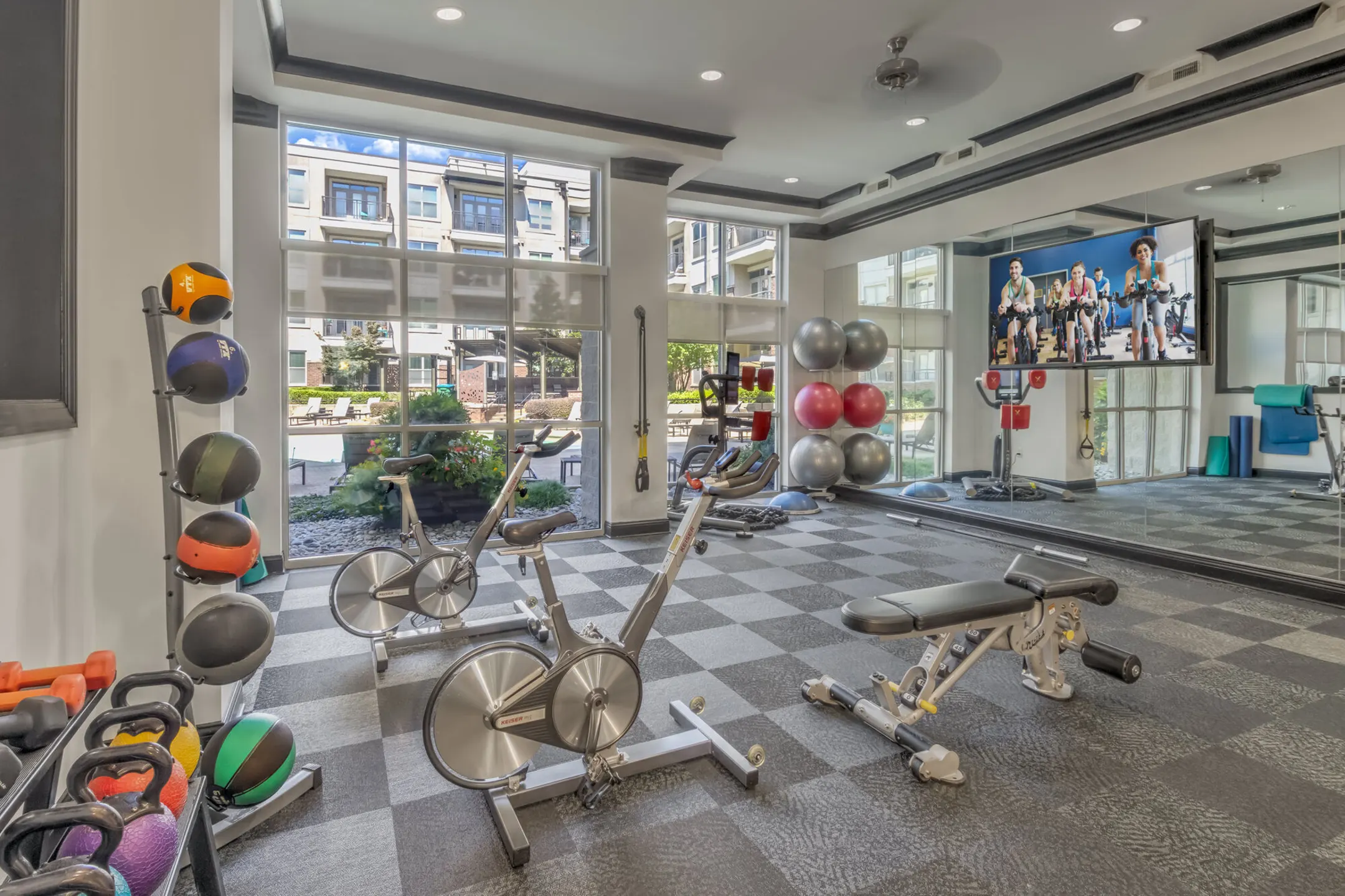 Fitness Weight Room - Camden Southline Apartments - Charlotte, NC