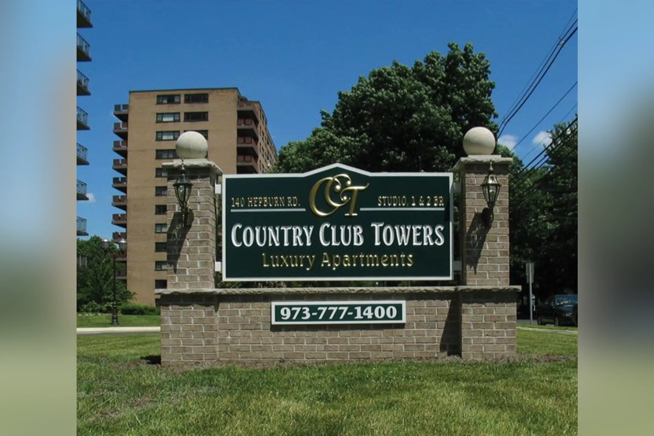 Community Signage - Country Club Towers - Clifton, NJ