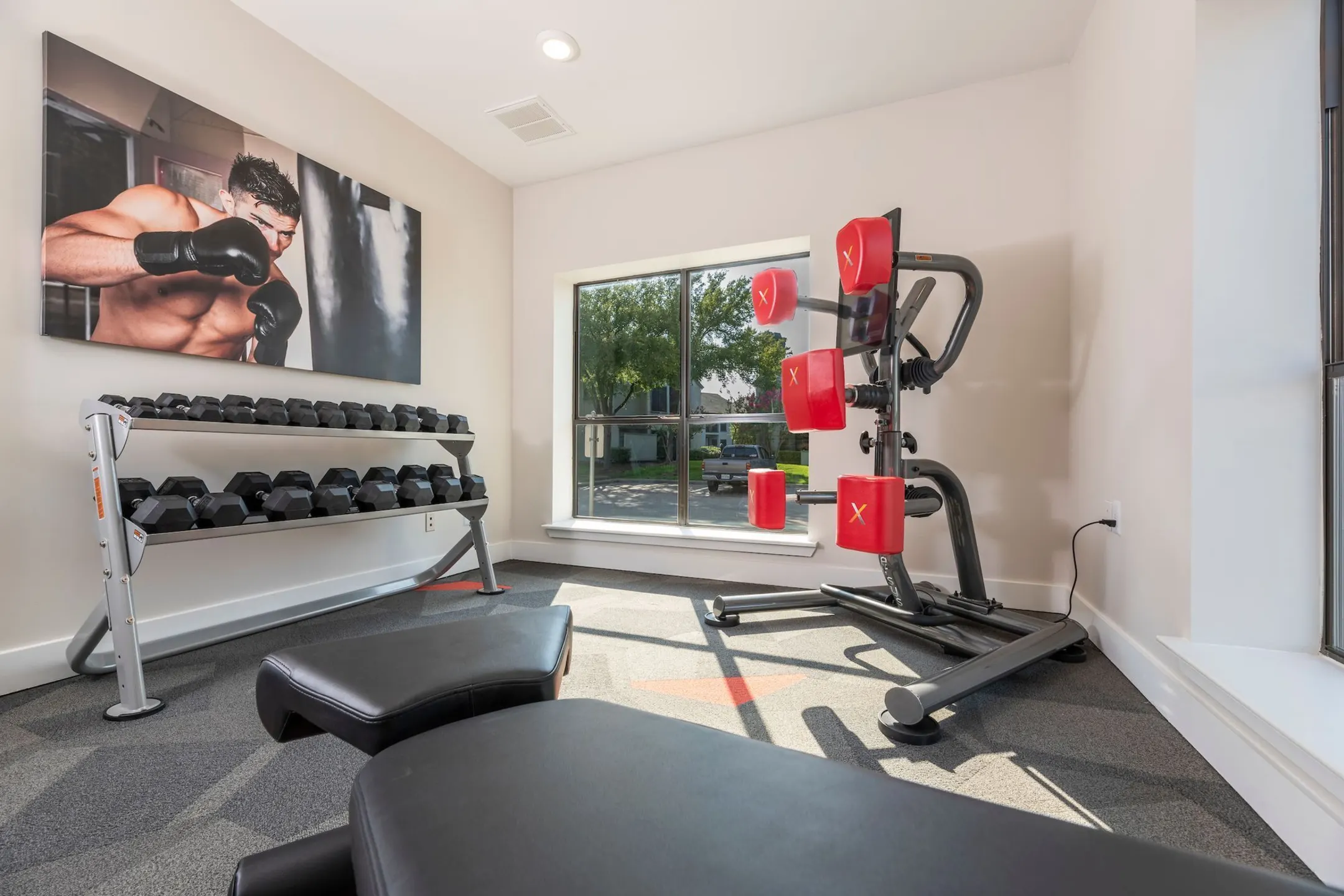 Fitness Weight Room - The Gardens of Valley Ranch - Irving, TX