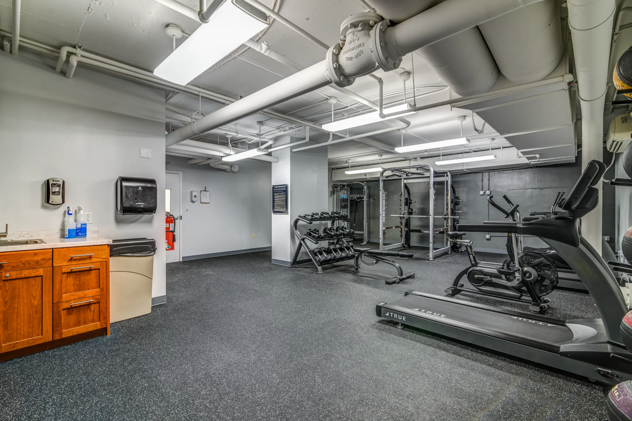 Fitness Weight Room - The Longwood - Roxbury, MA