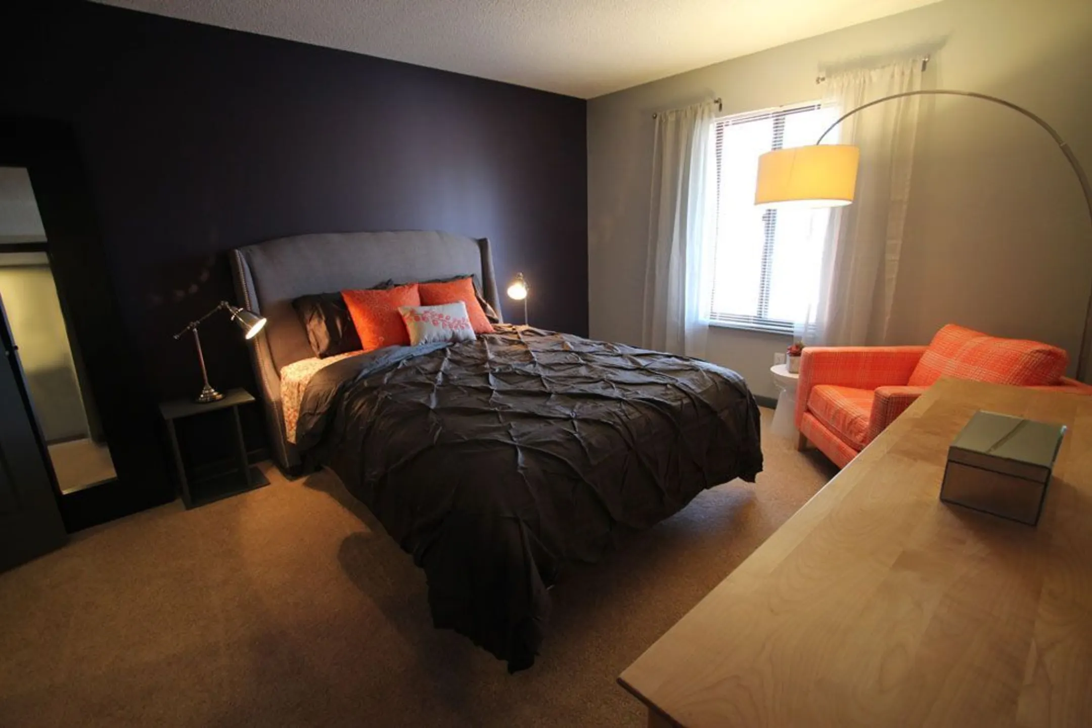 Bedroom - Landmark Apartments & Townhomes - Indianapolis, IN