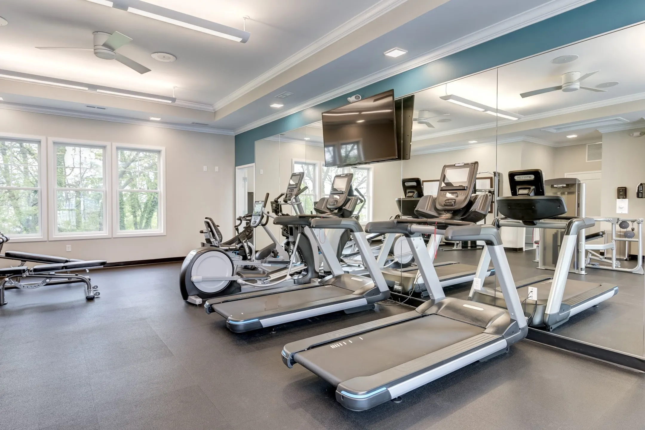 Fitness Weight Room - Satyr Hill Apartments - Parkville, MD