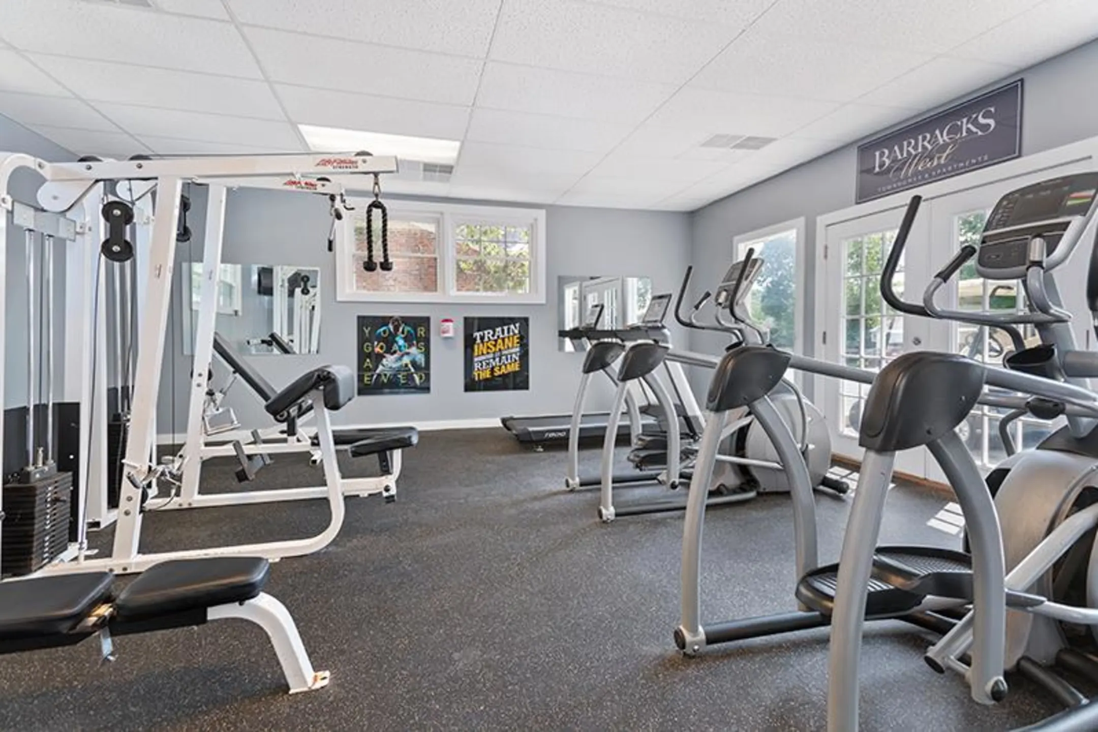 Fitness Weight Room - Barracks West Apartments - Charlottesville, VA