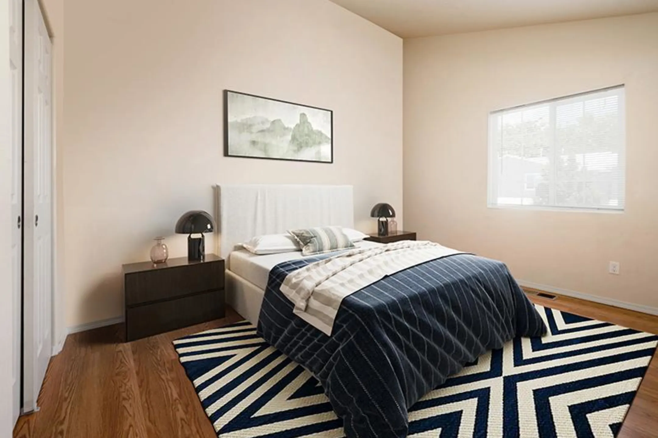 Bedroom - Zia Townhomes - Albuquerque, NM