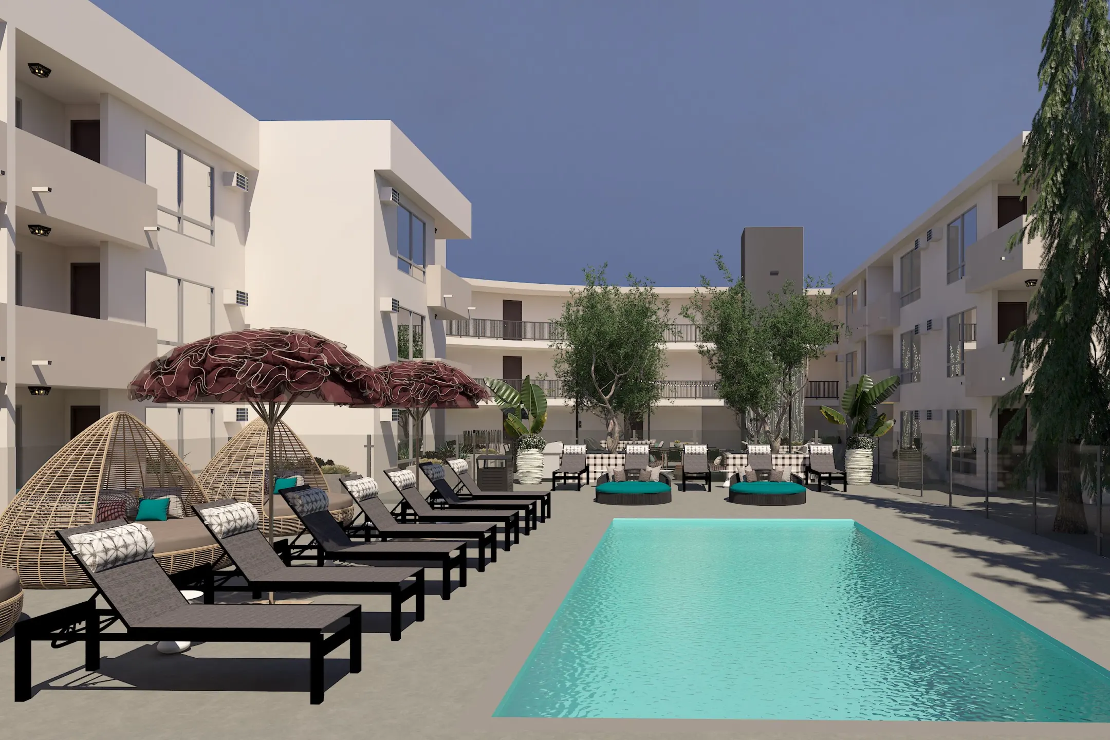 Pool - Lyric Apartments - Los Angeles, CA