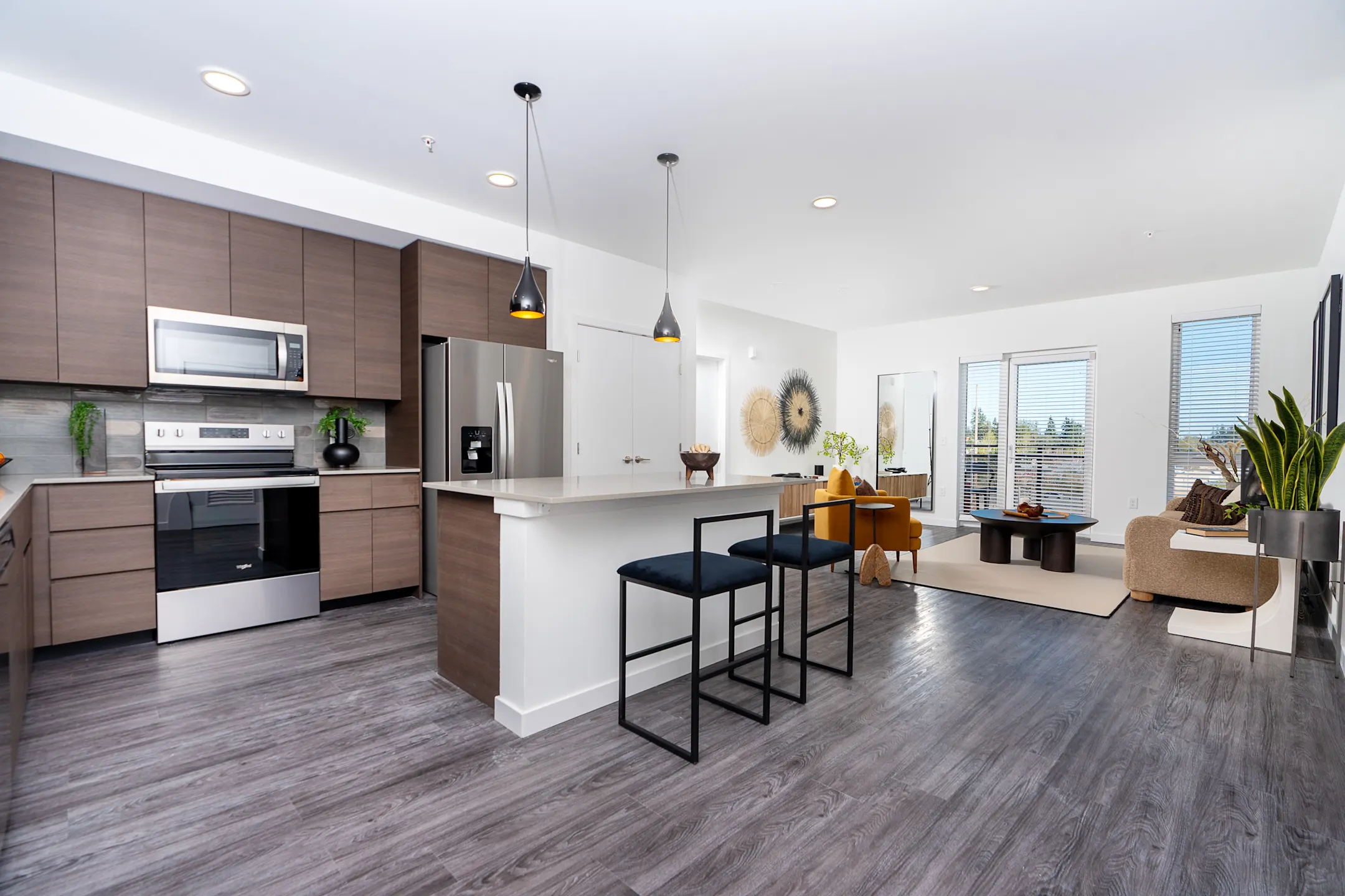 Dining Room - Alexan Access Apartments - Lynnwood, WA