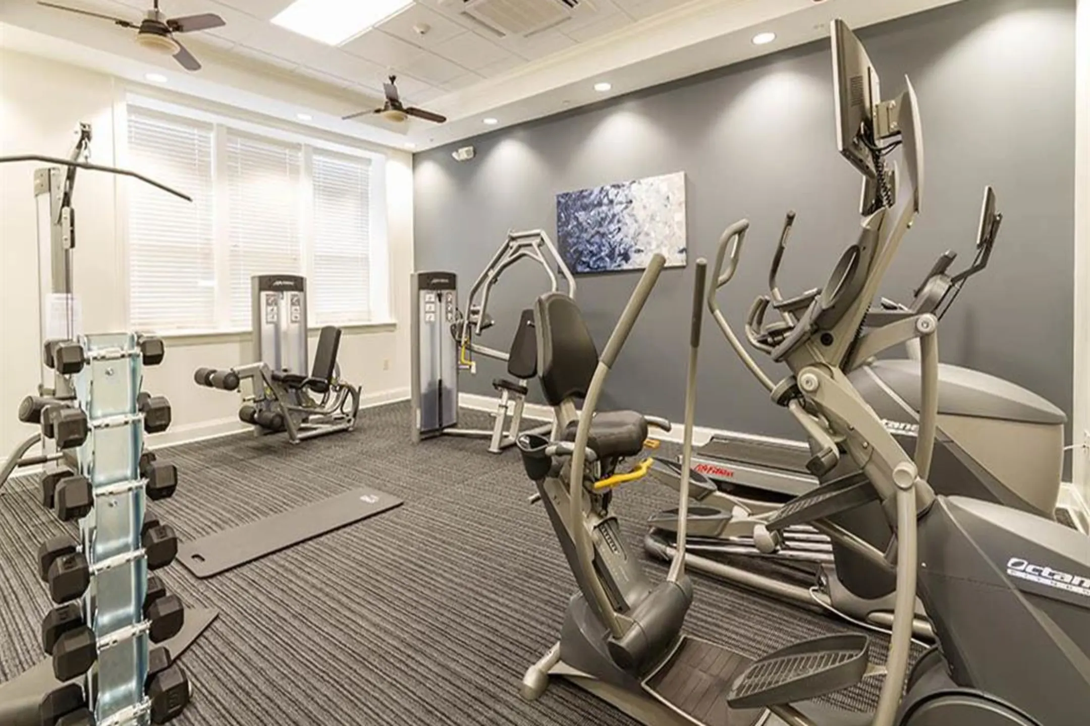 Fitness Weight Room - Ethan Pointe Apartments - Rochester, NY