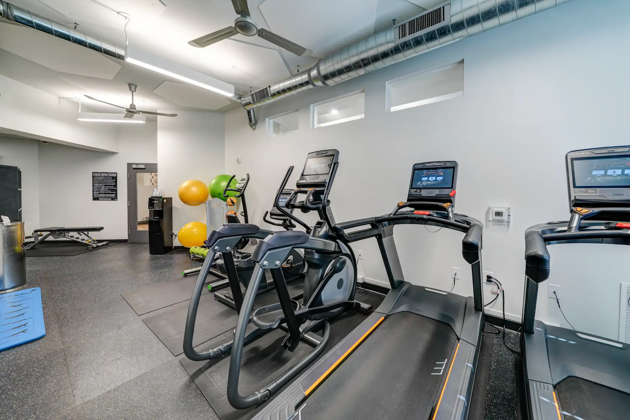Fitness Weight Room - The Kent at Carmel City Center - Carmel, IN