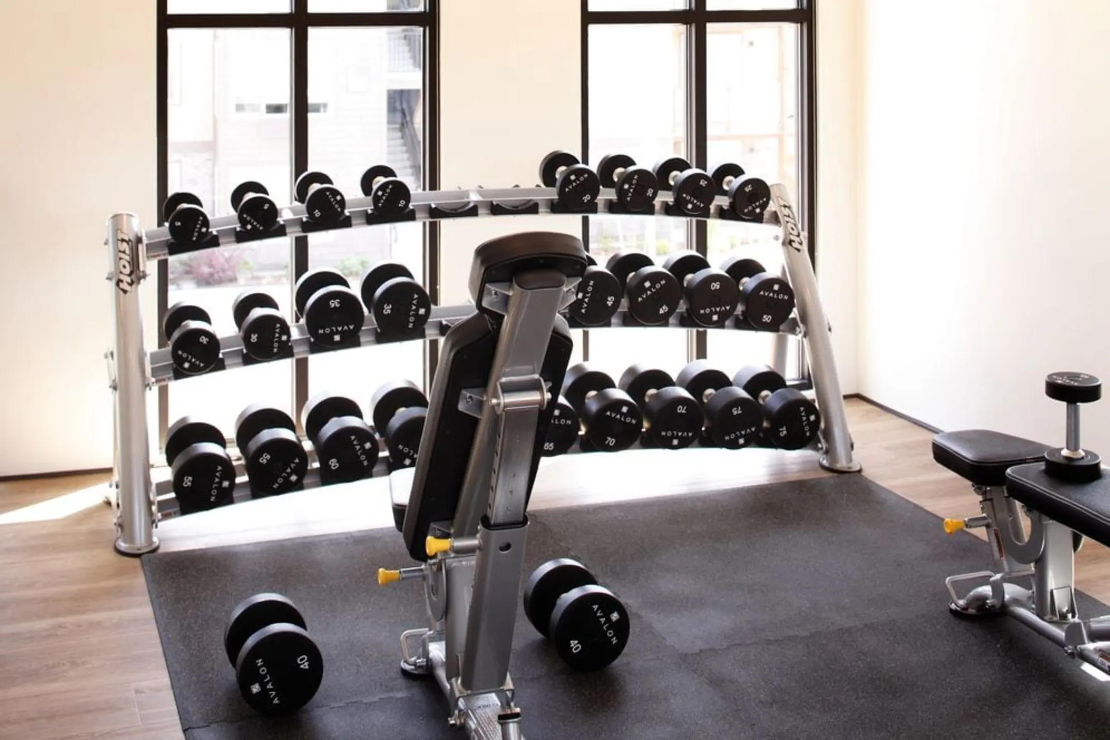 Fitness Weight Room - Avalon North Creek - Bothell, WA