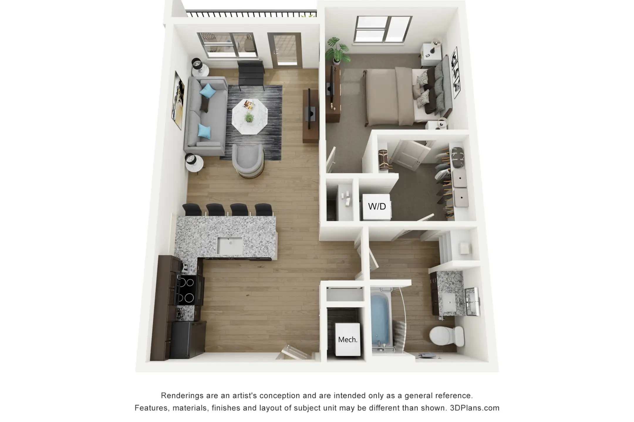 Baker Flats 55+ 40 West Illinois Street Evansville, IN Apartments