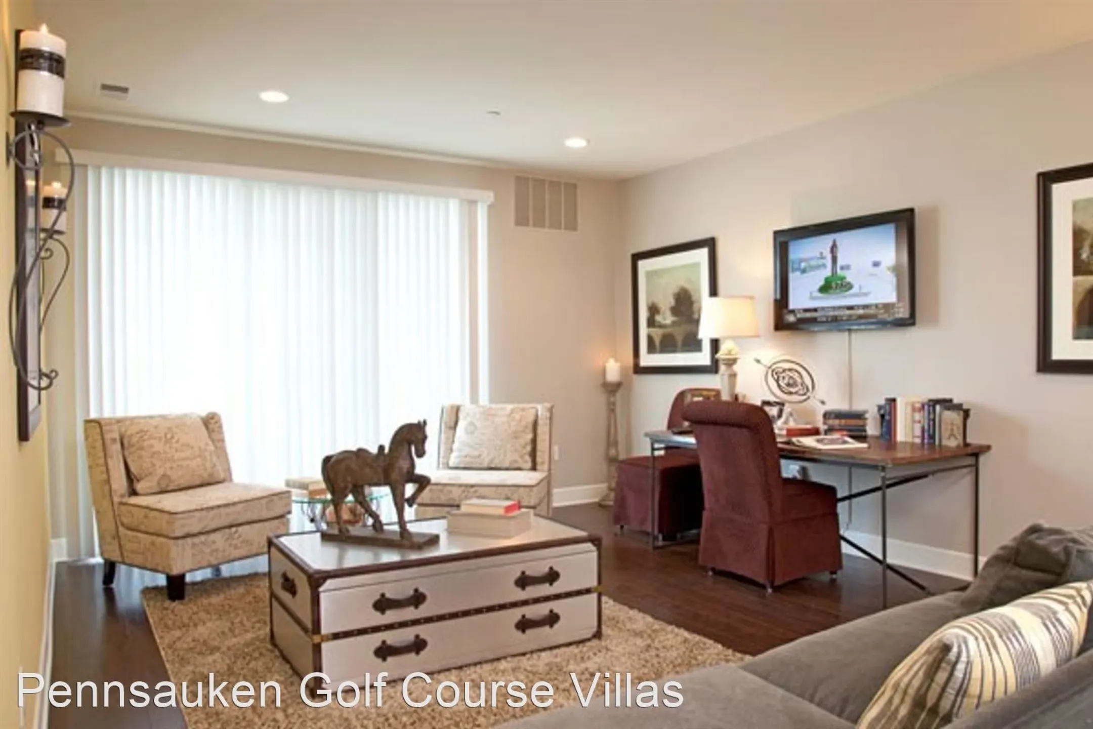 Living Room - Pennsauken Golf Course Villas - Pennsauken, NJ