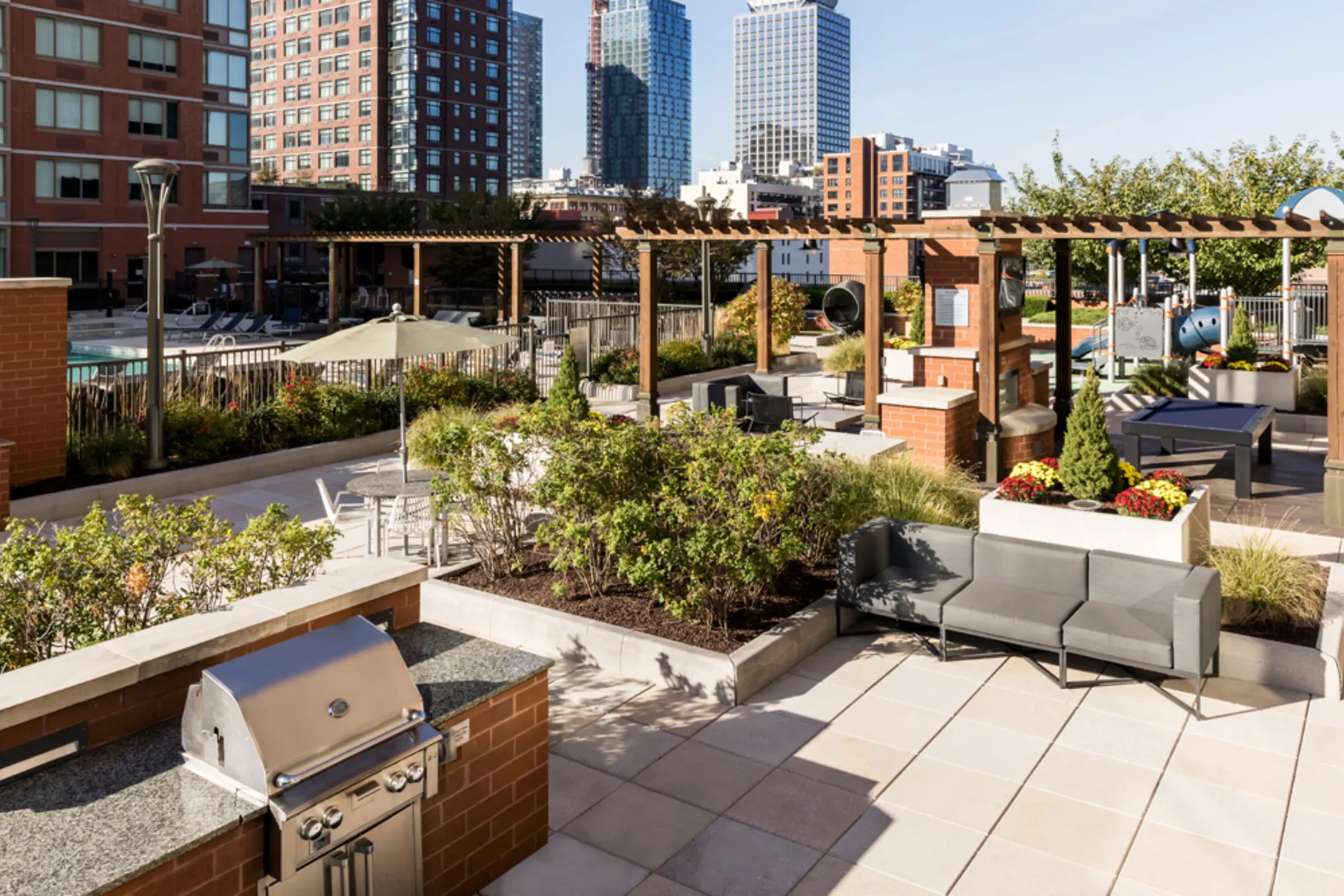 Patio / Deck - The BLVD Collection - Jersey City, NJ