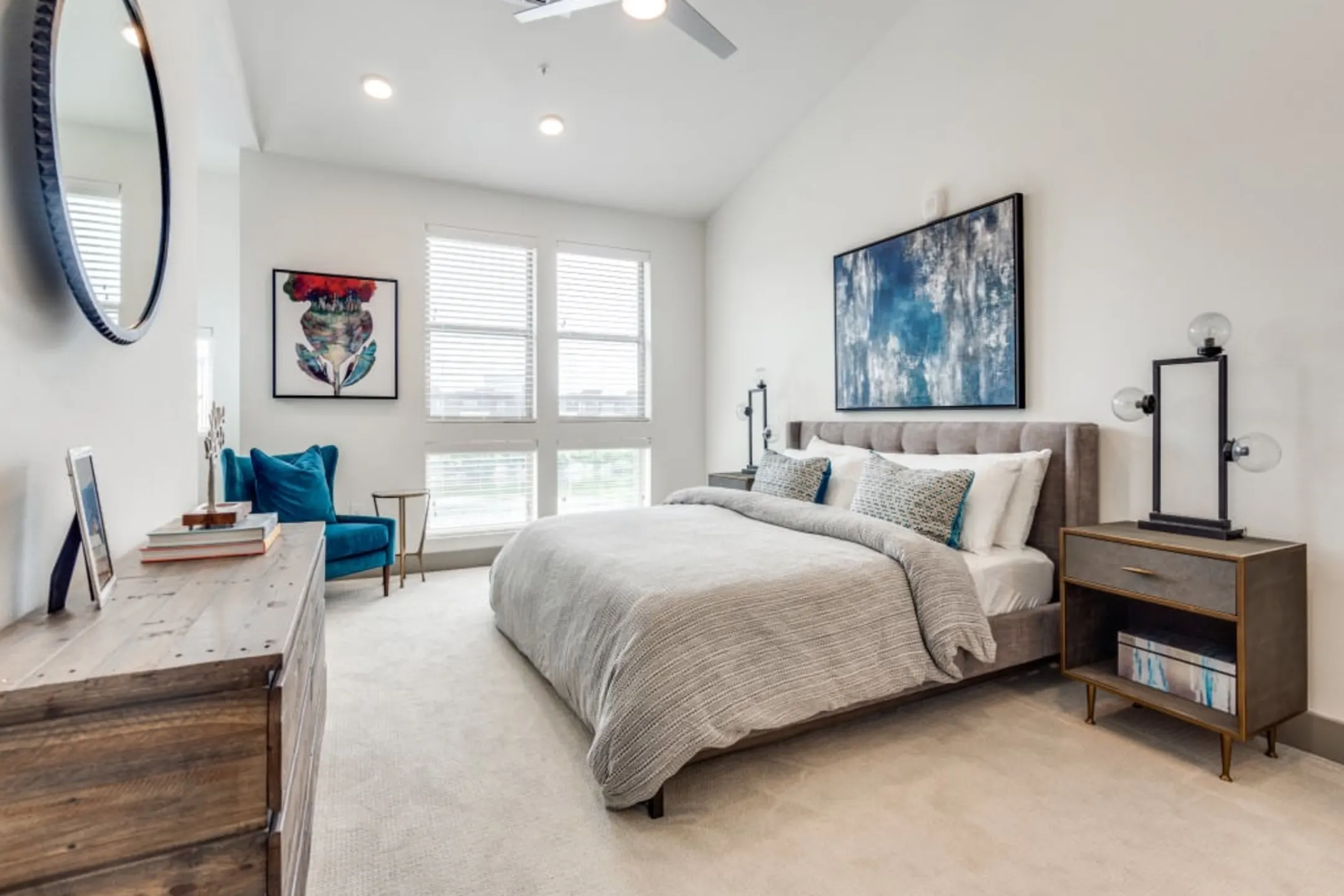 Bedroom - Midway Row House - Farmers Branch, TX
