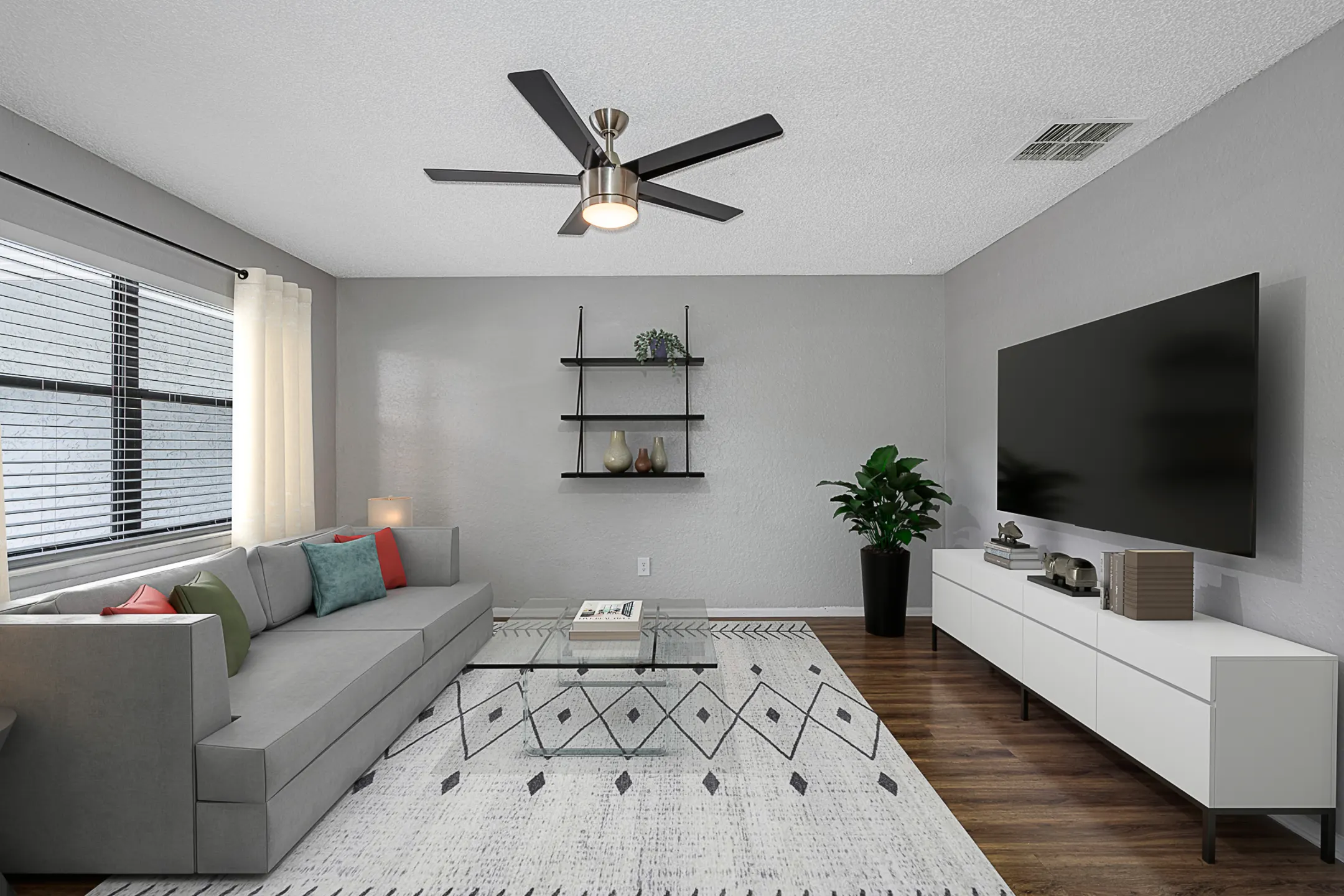 Living Room - 49th St Apartments - Pinellas Park, FL
