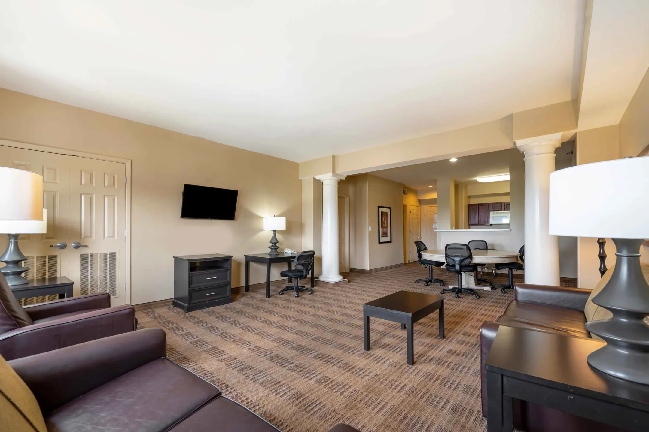 Living Room - Furnished Studio - Indianapolis - Airport - W. Southern Ave. - Indianapolis, IN
