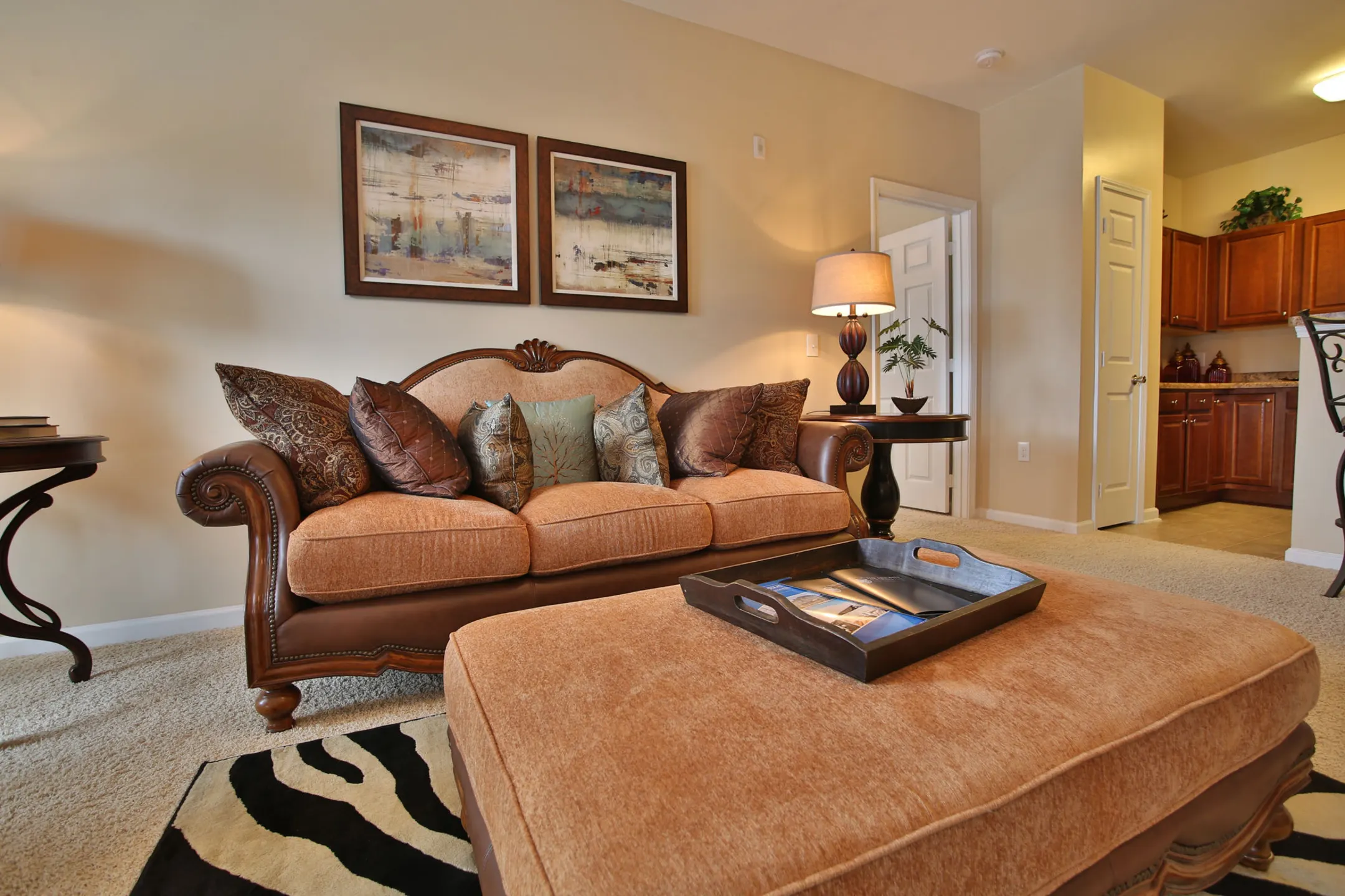 Living Room - The Heights at McArthur Park - Fayetteville, NC