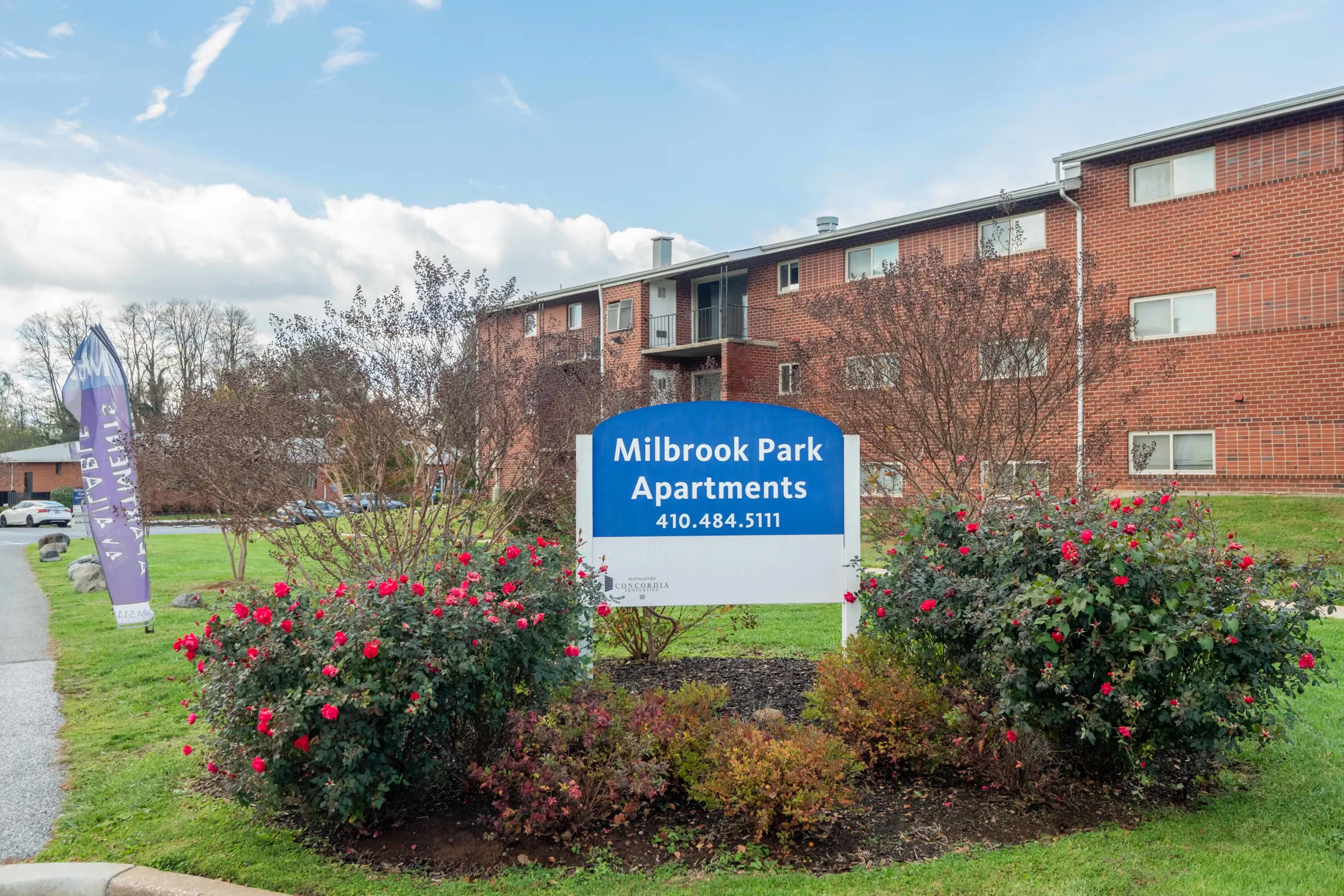 Community Signage - Milbrook Park Apartments - Baltimore, MD