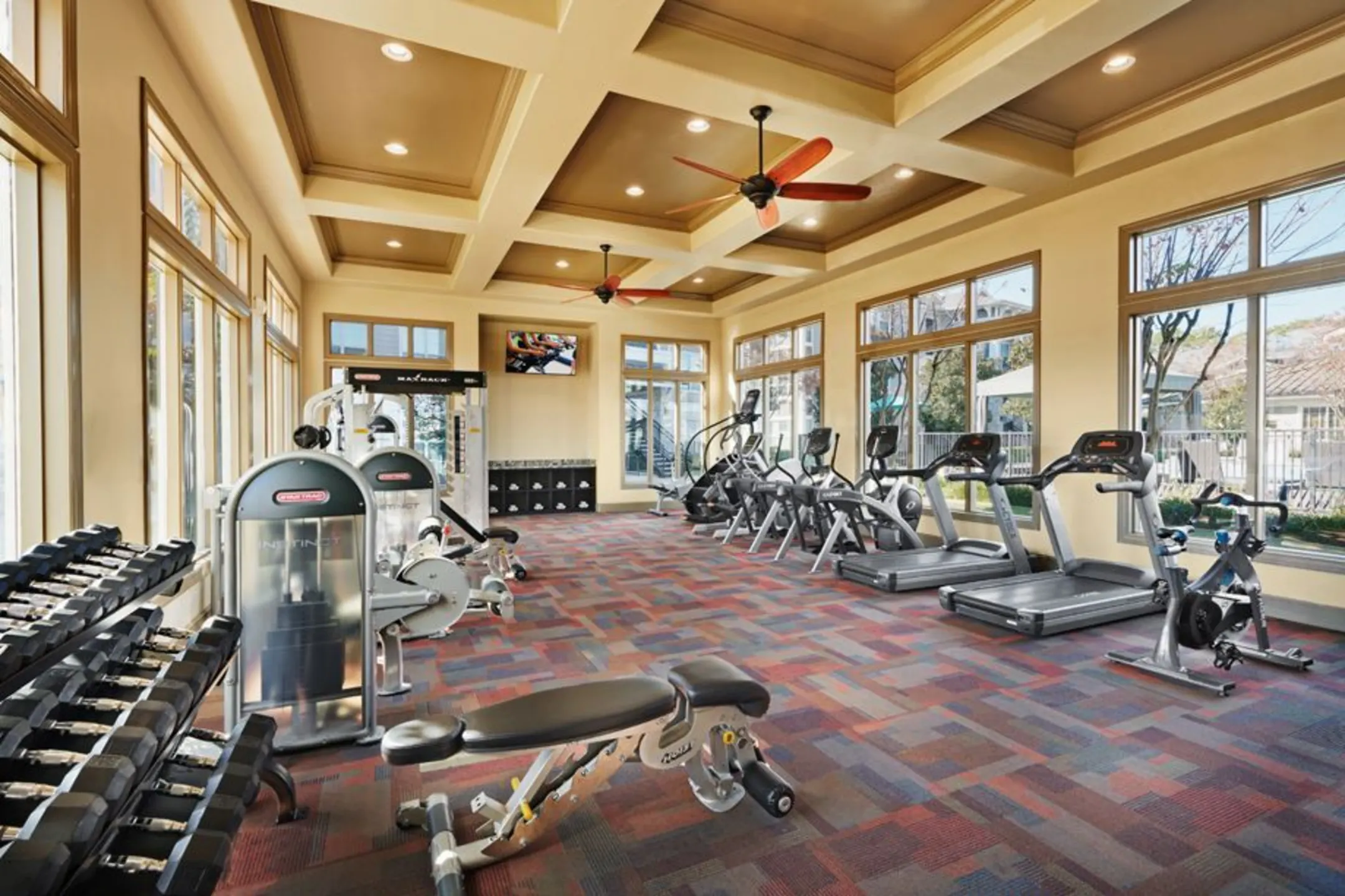 Fitness Weight Room - Camden Northpointe - Tomball, TX