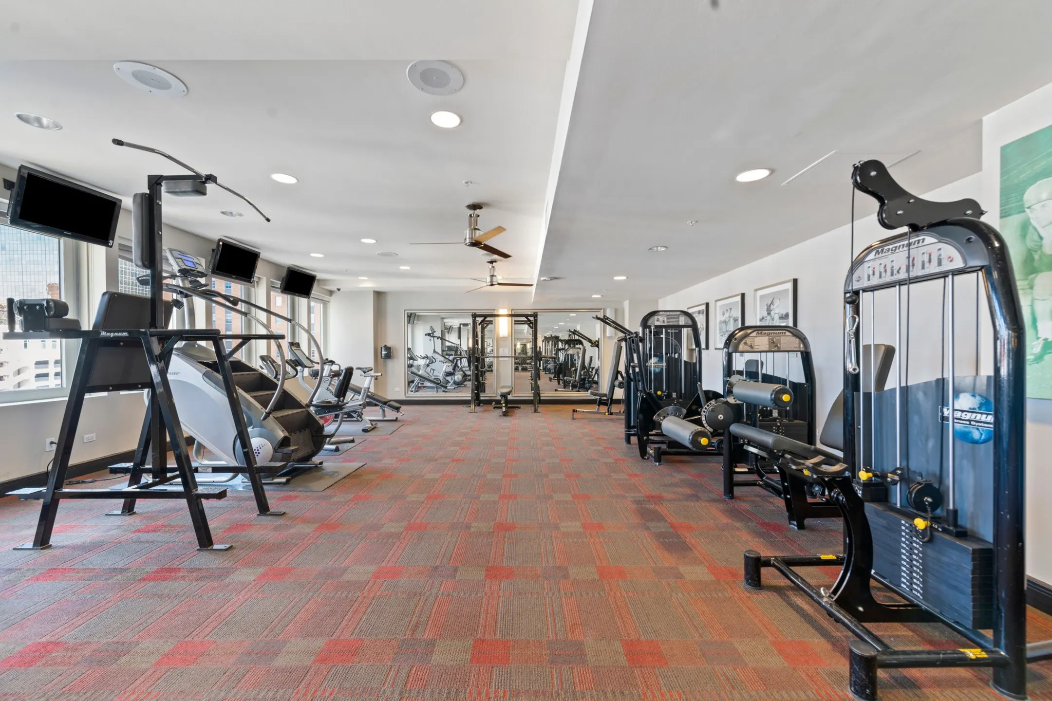 Fitness Weight Room - Gables Republic Tower - Dallas, TX