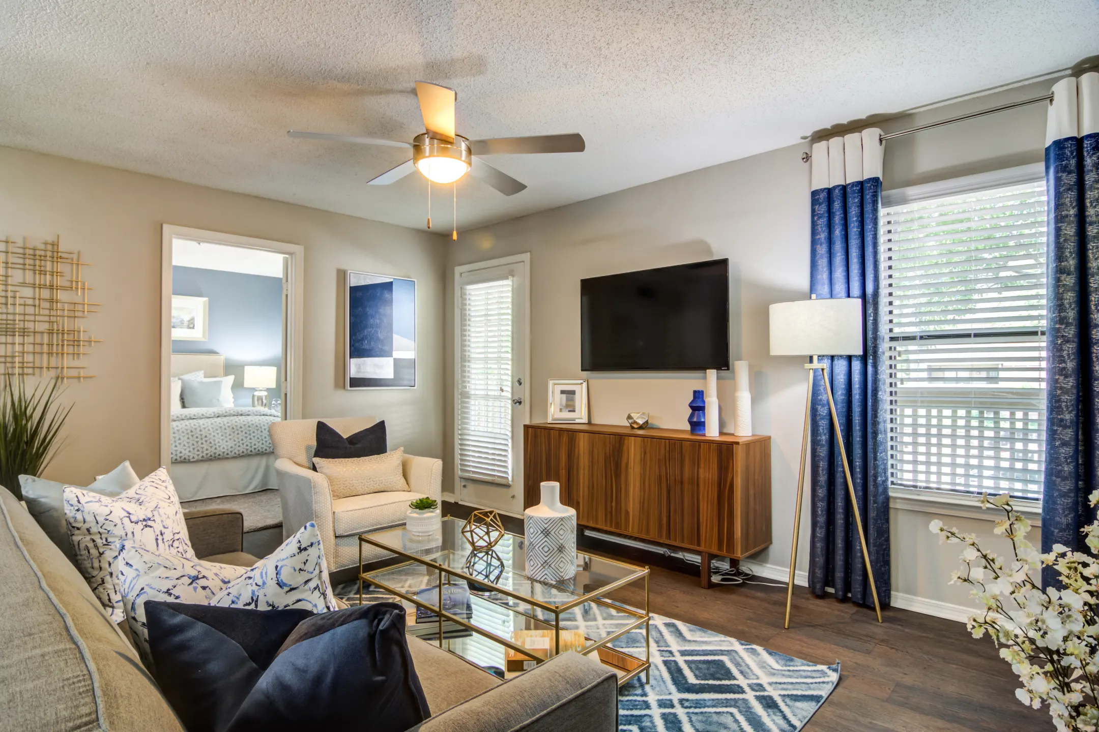 Living Room - Clairmont Reserve Apartments - Decatur, GA