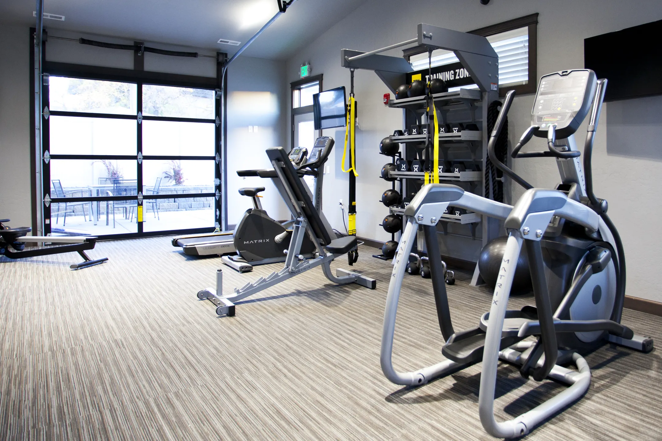 Fitness Weight Room - Riverview Loft Apartments - Spokane, WA