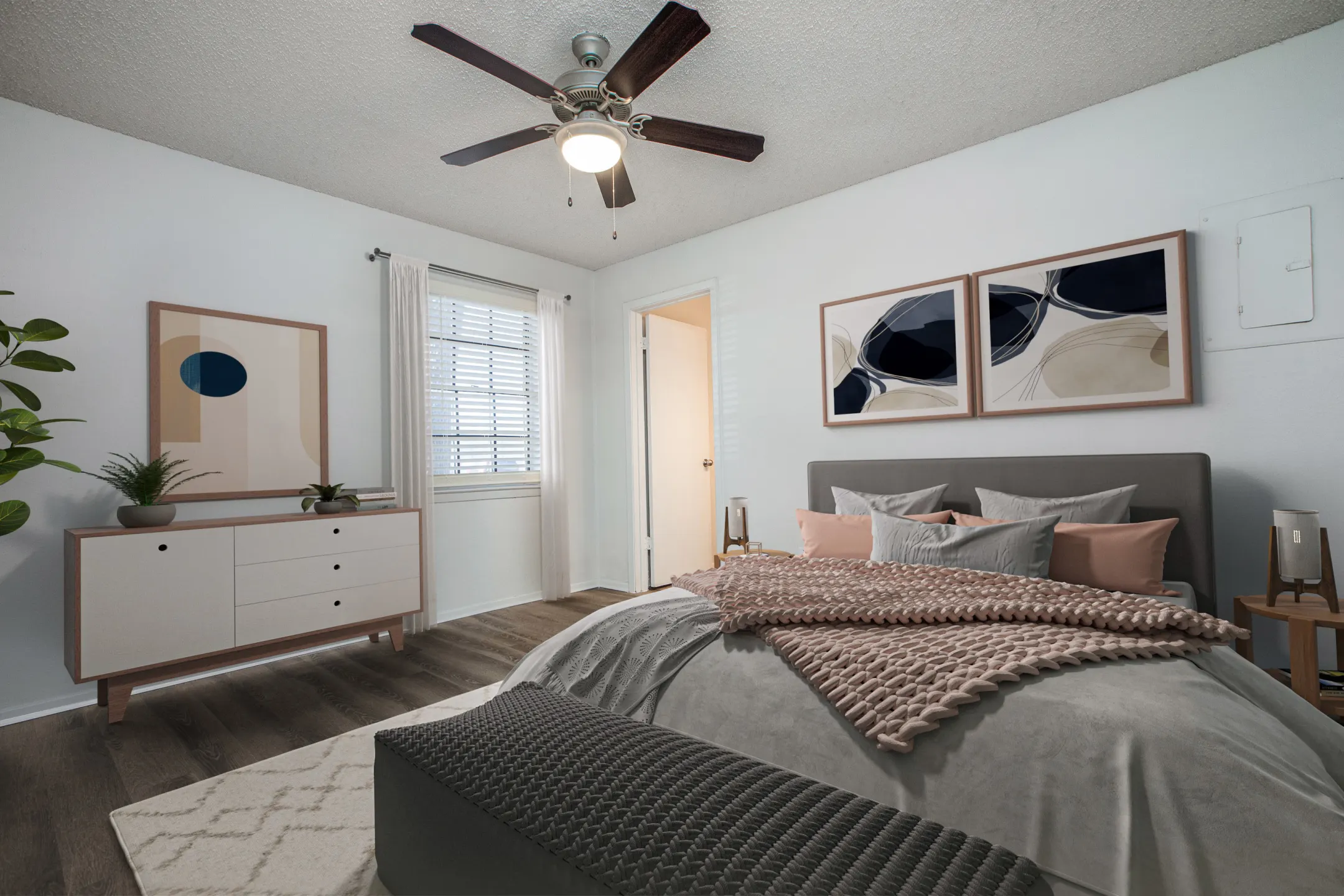 Bedroom - Presidio Apartments - Allen, TX