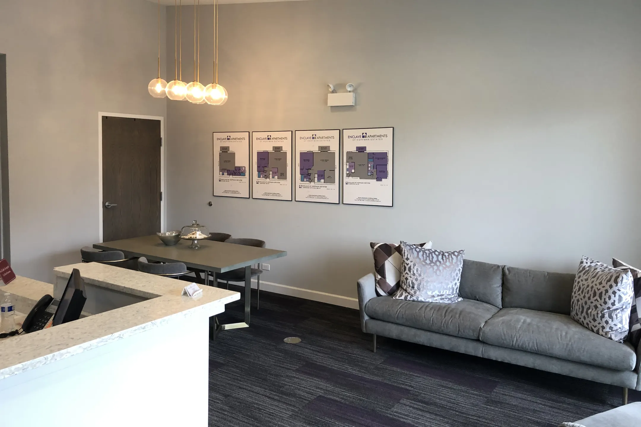 Living Room - Enclave Apartments - Hoffman Estates, IL