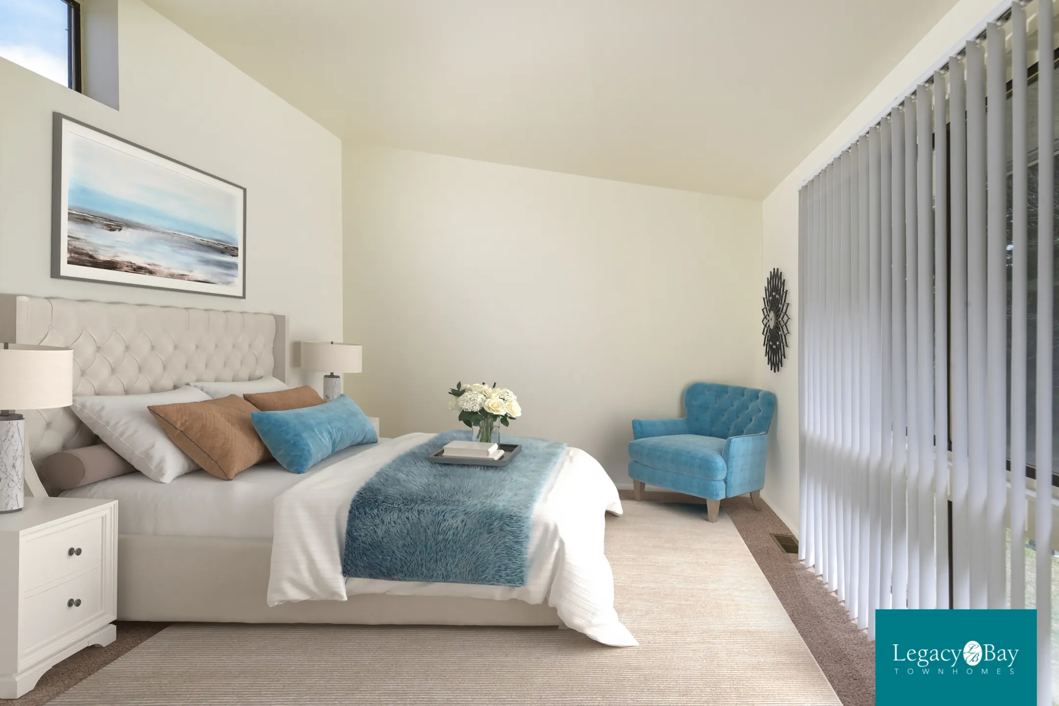 Bedroom - Legacy Bay Townhomes - Binghamton, NY