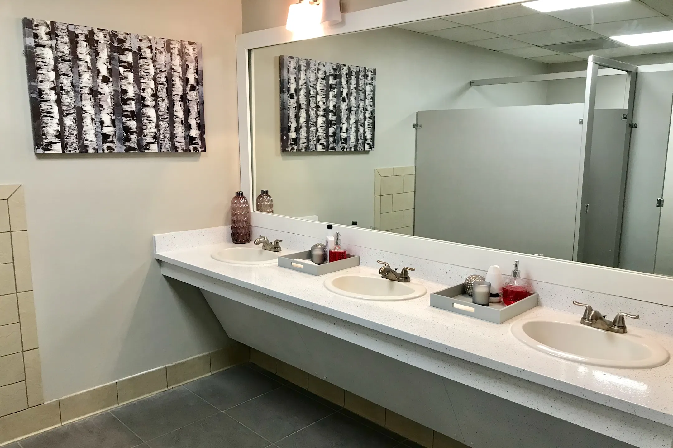 Bathroom - District At West Market Apartments - Greensboro, NC