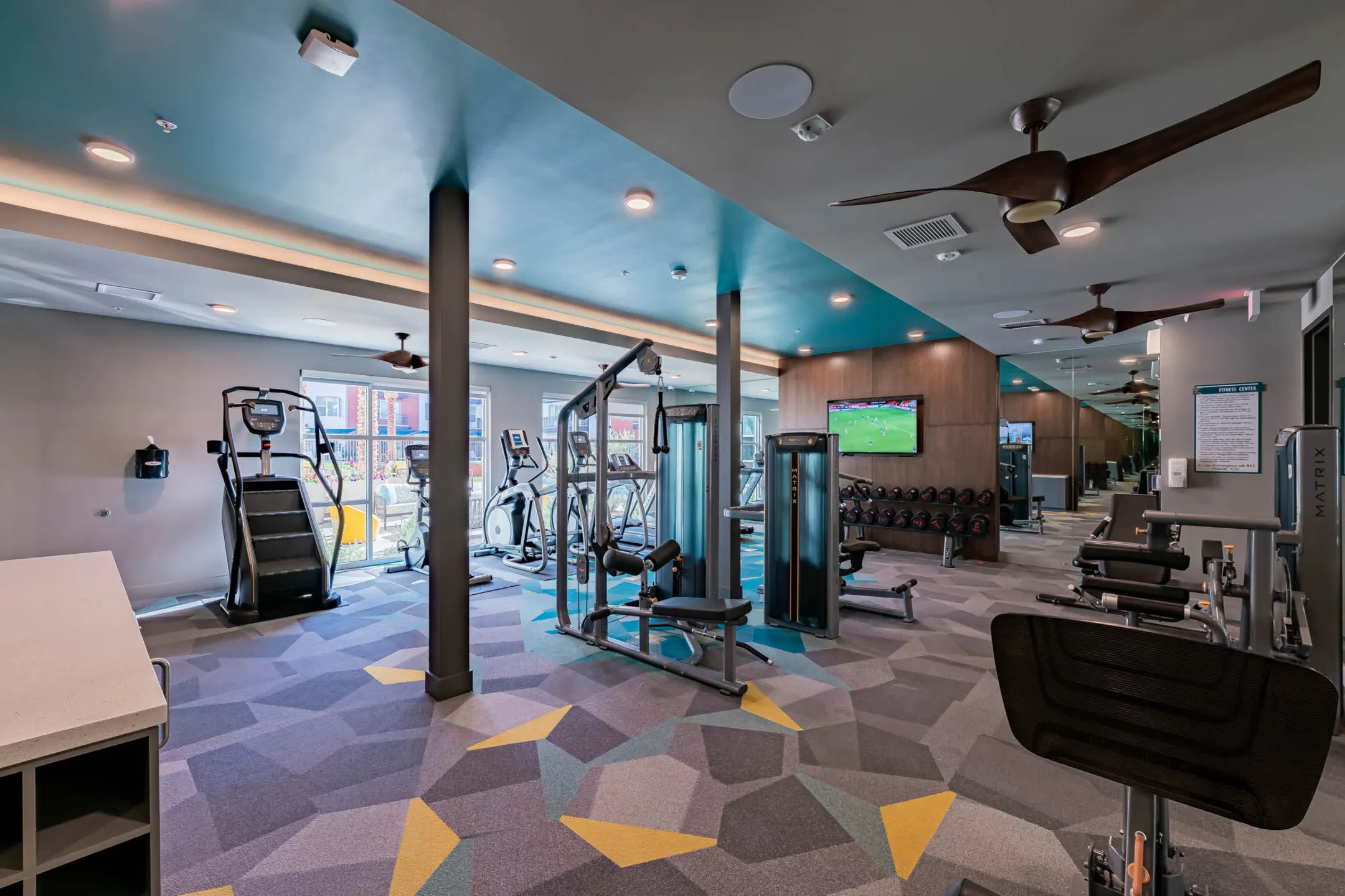 Fitness Weight Room - The Tessera - Phoenix, AZ